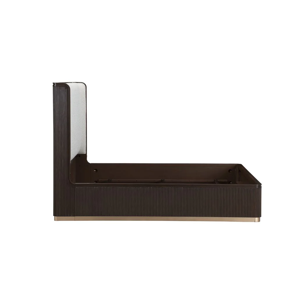 Michael Amini West Kensington Bed - Buff/Medium Espresso - Image 5