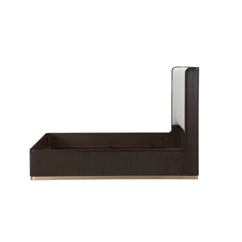 Michael Amini West Kensington Bed - Buff/Medium Espresso - Image 6