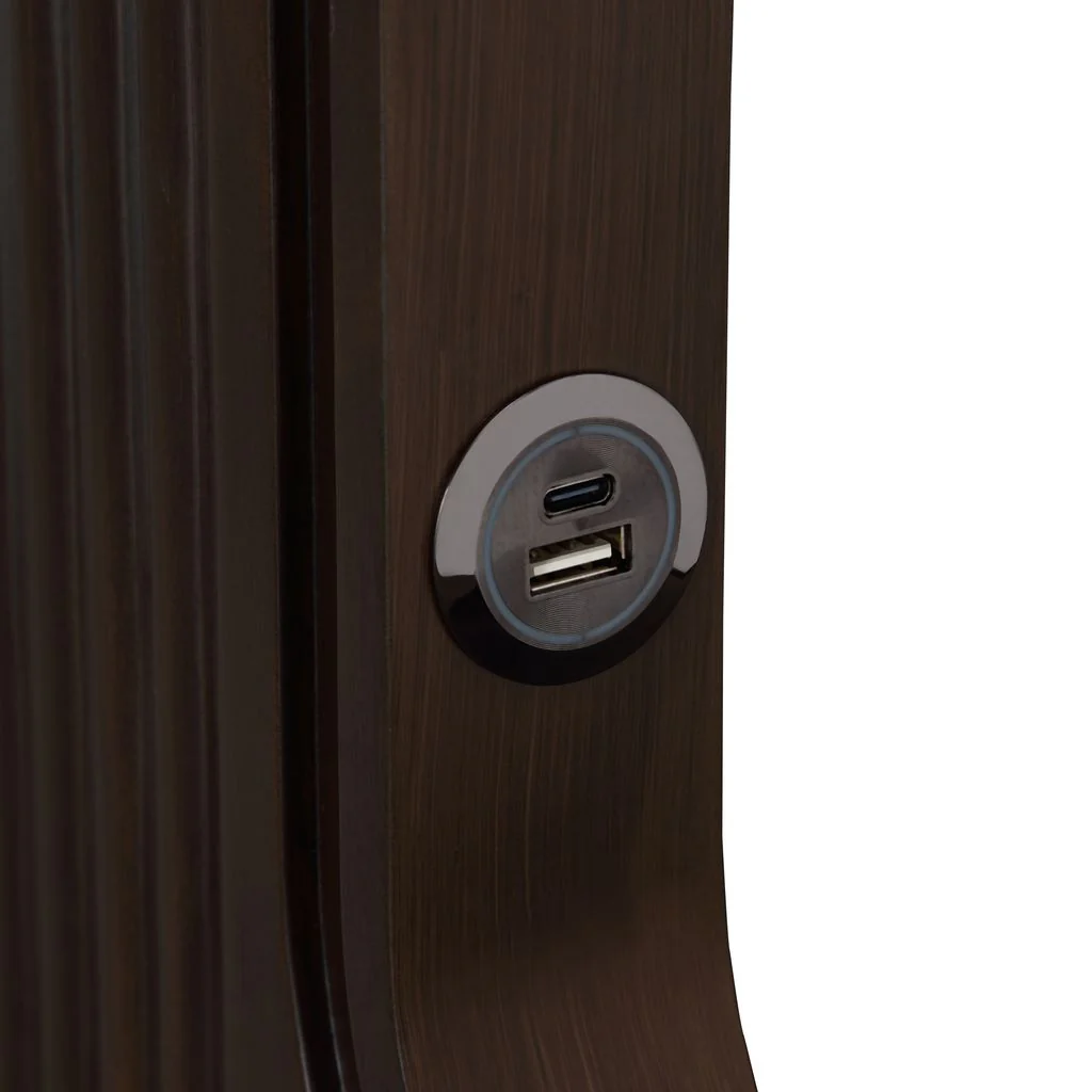 Michael Amini West Kensington Bed - Buff/Medium Espresso - Image 9