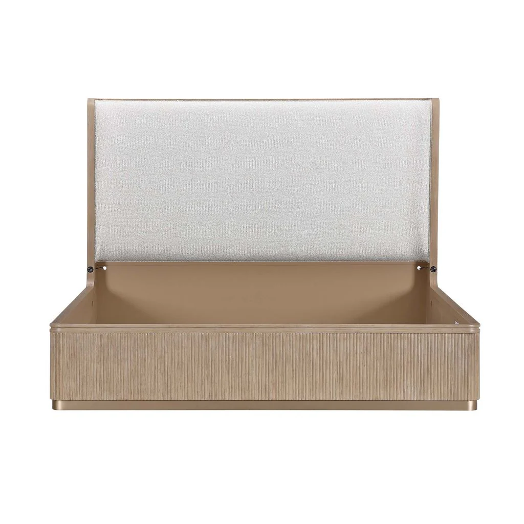 Michael Amini West Kensington Bed - Sea Salt Caramel - Image 2