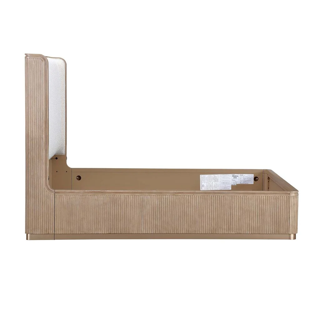 Michael Amini West Kensington Bed - Sea Salt Caramel - Image 4