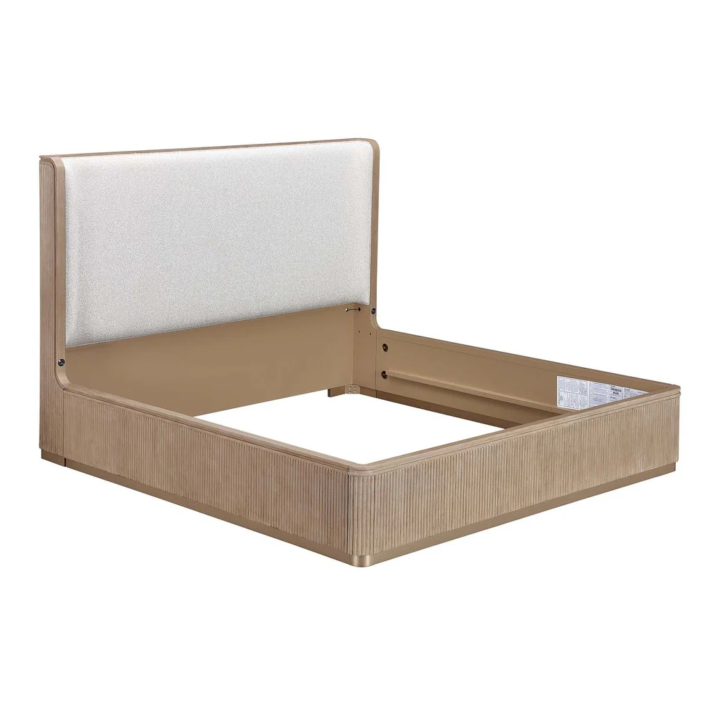 Michael Amini West Kensington Bed - Sea Salt Caramel - Image 6