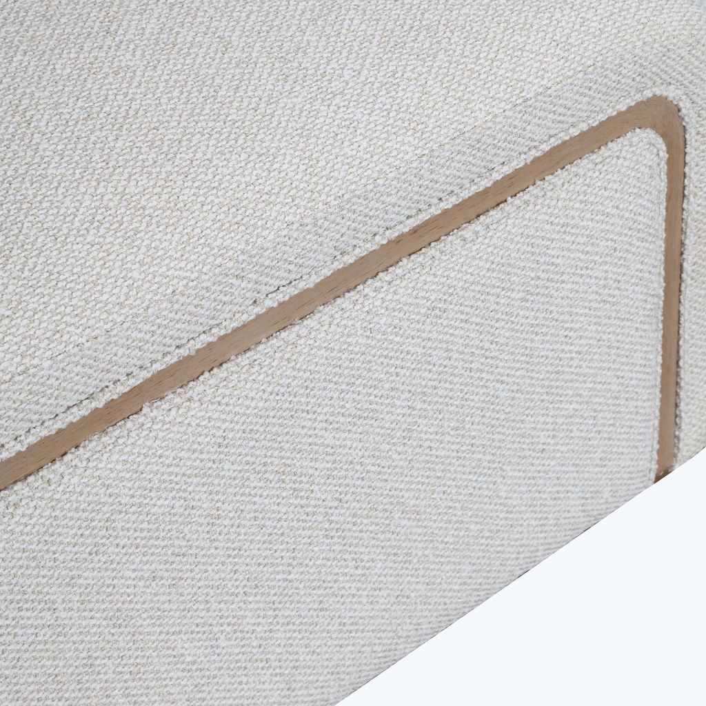 Michael Amini West Kensington Chaise - Buff/Seal Salt Caramel - Image 13