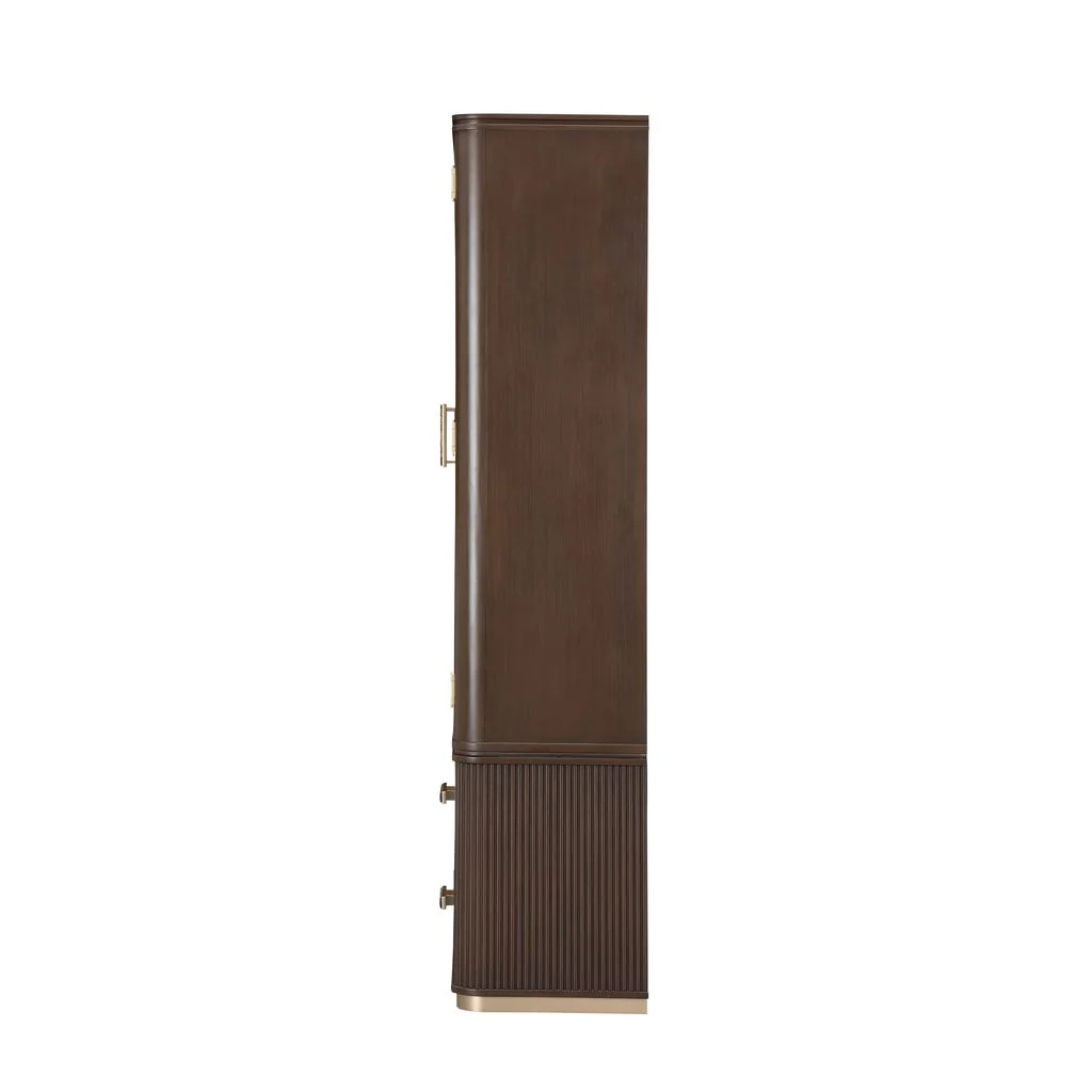 Michael Amini West Kensington Display Cabinet - Medium Espresso - Image 5