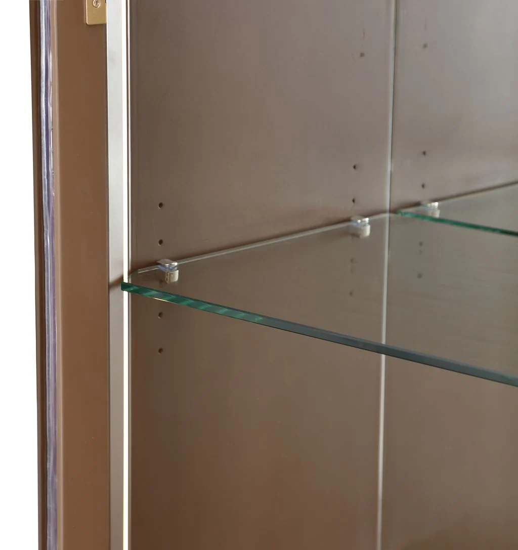 Michael Amini West Kensington Display Cabinet - Medium Espresso - Image 8