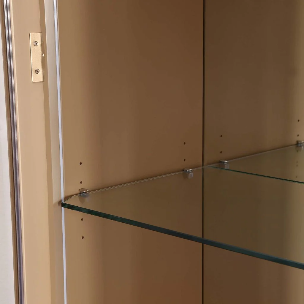 Michael Amini West Kensington Display Cabinet - Sea Salt Caramel - Image 16