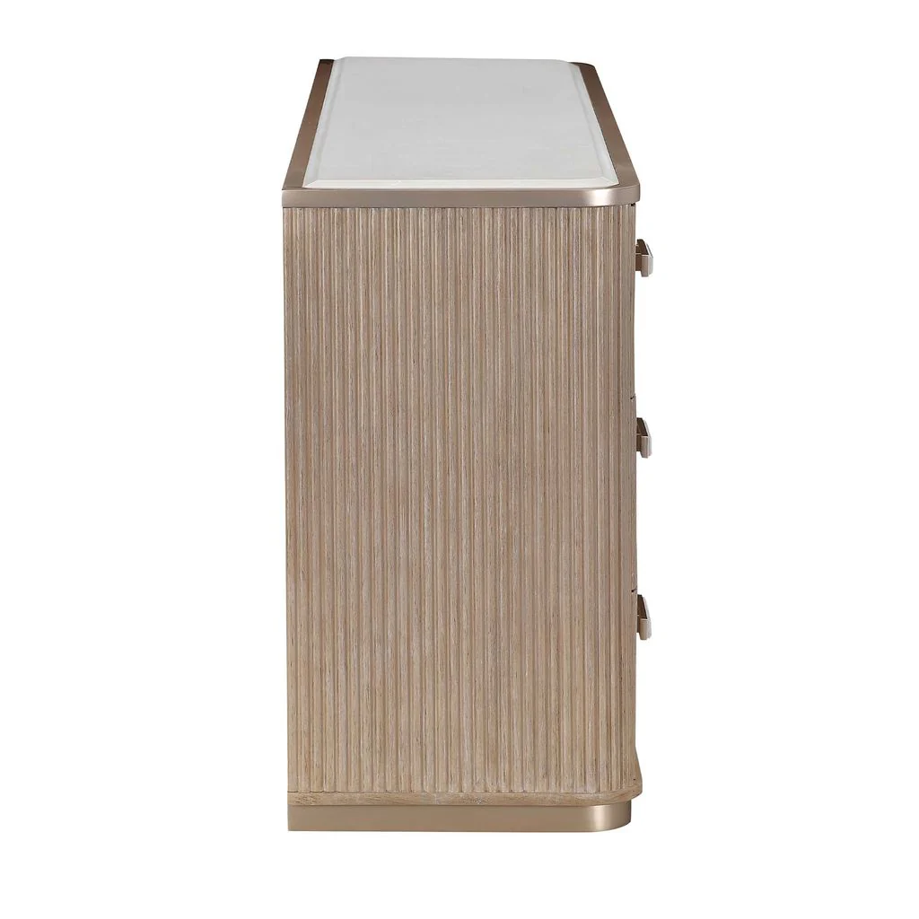 Michael Amini West Kensington Dresser - Sea Salt Caramel - Image 3