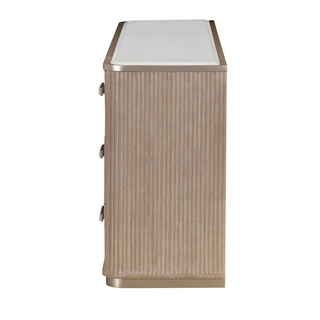 Michael Amini West Kensington Dresser - Sea Salt Caramel - Image 5