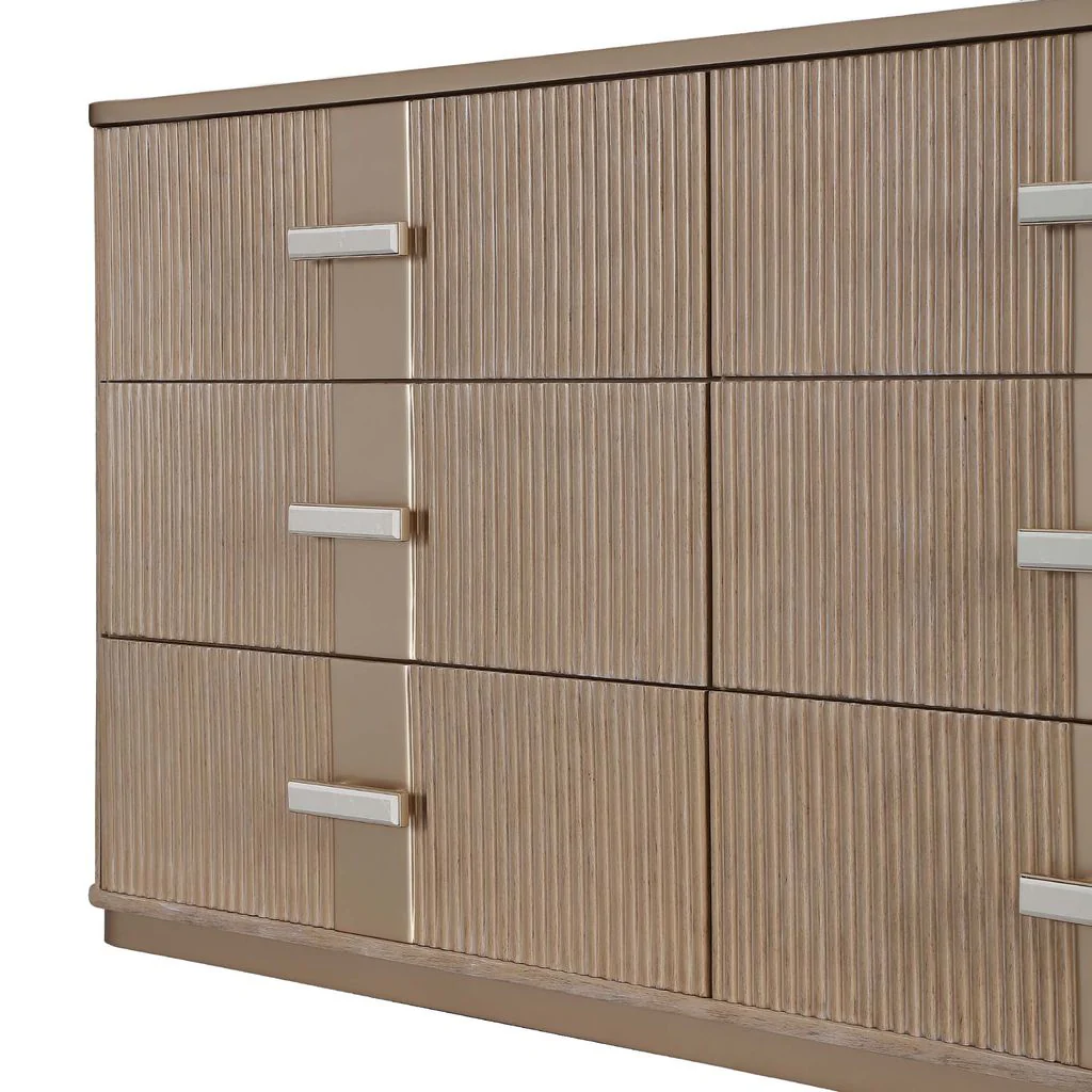 Michael Amini West Kensington Dresser - Sea Salt Caramel - Image 9