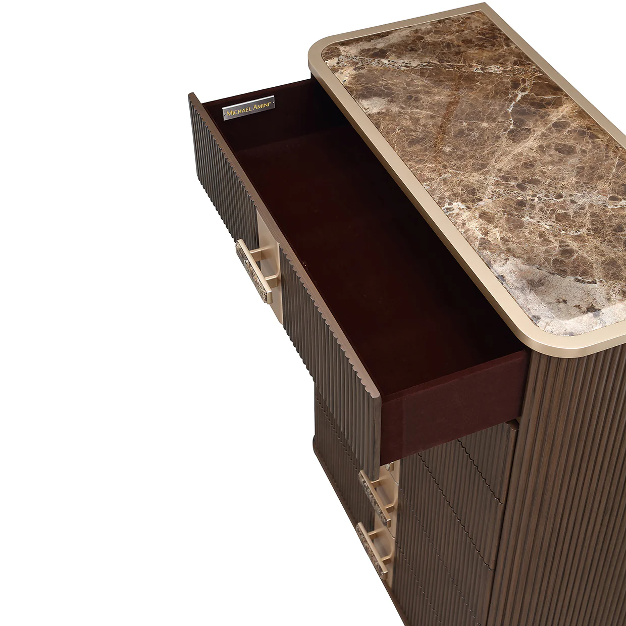 Michael Amini West Kensington Highboy Chest - Image 8