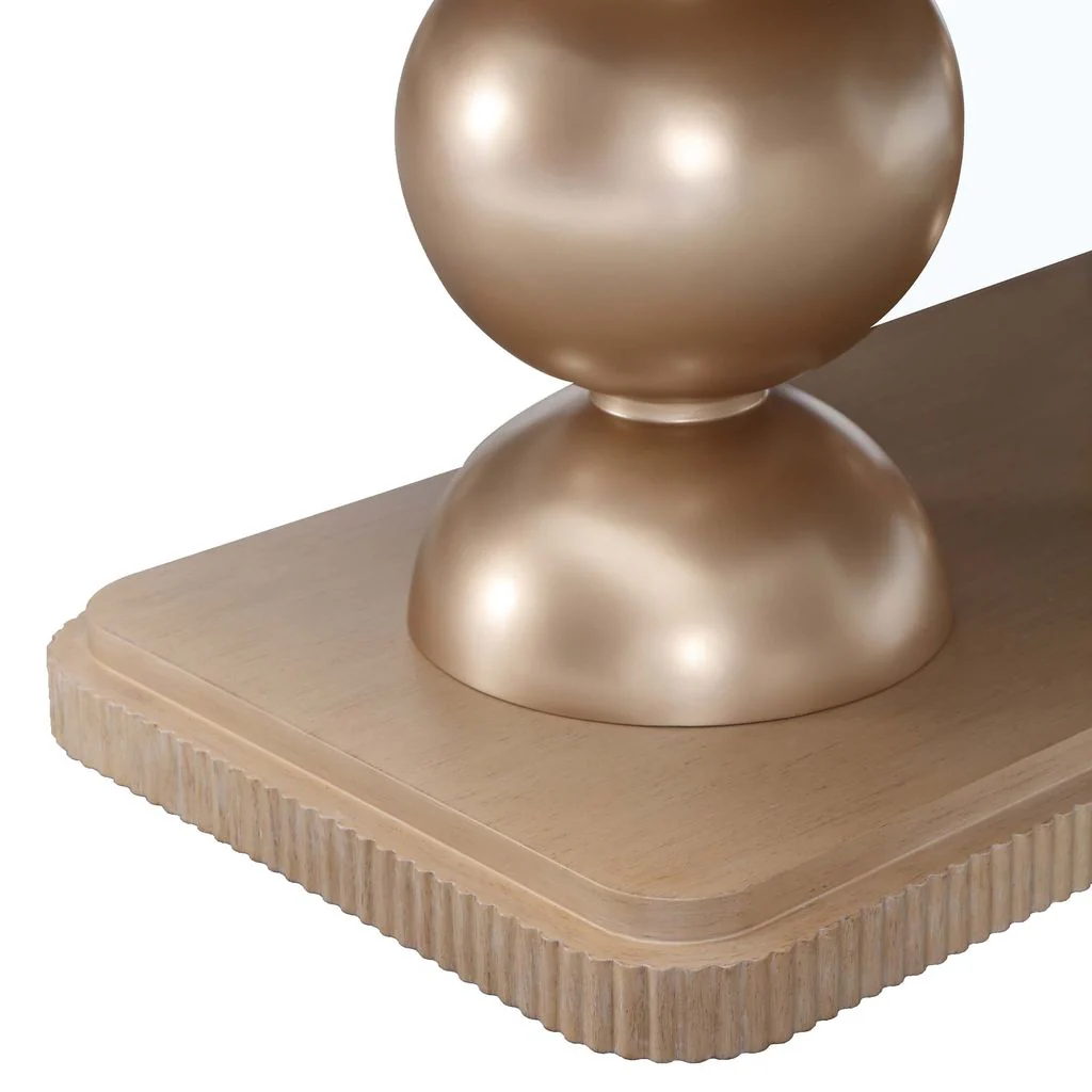 Michael Amini West Kensington Rectangular Dining Table - Sea Salt Caramel - Image 18
