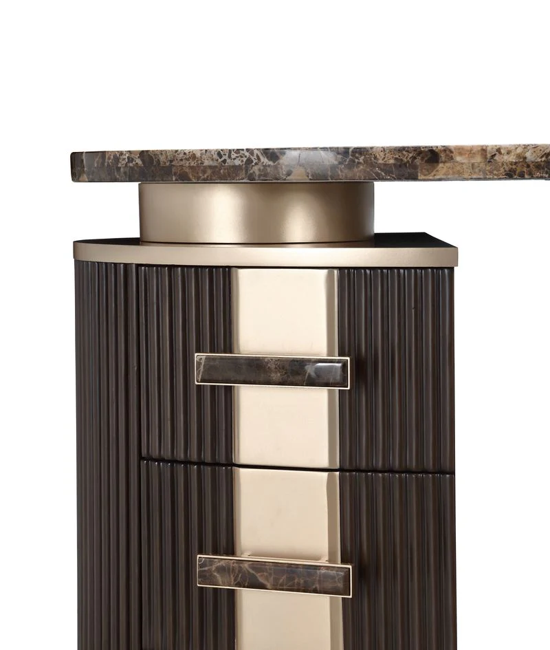 Michael Amini West Kensington Vanity - Medium Espresso - Image 10