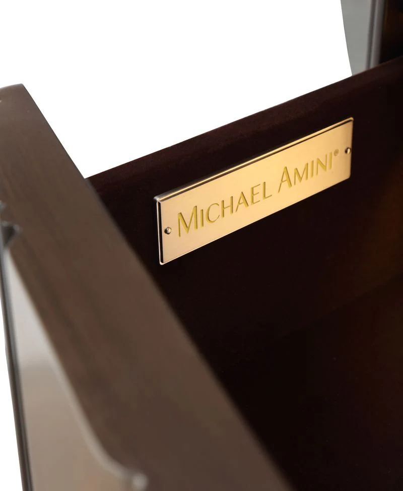 Michael Amini West Kensington Vanity - Medium Espresso - Image 12