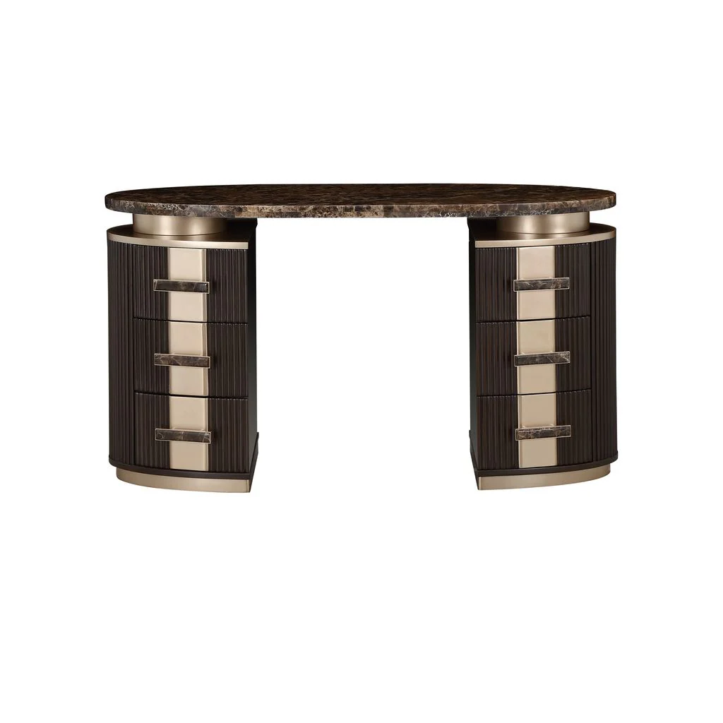 Michael Amini West Kensington Vanity - Medium Espresso - Image 2