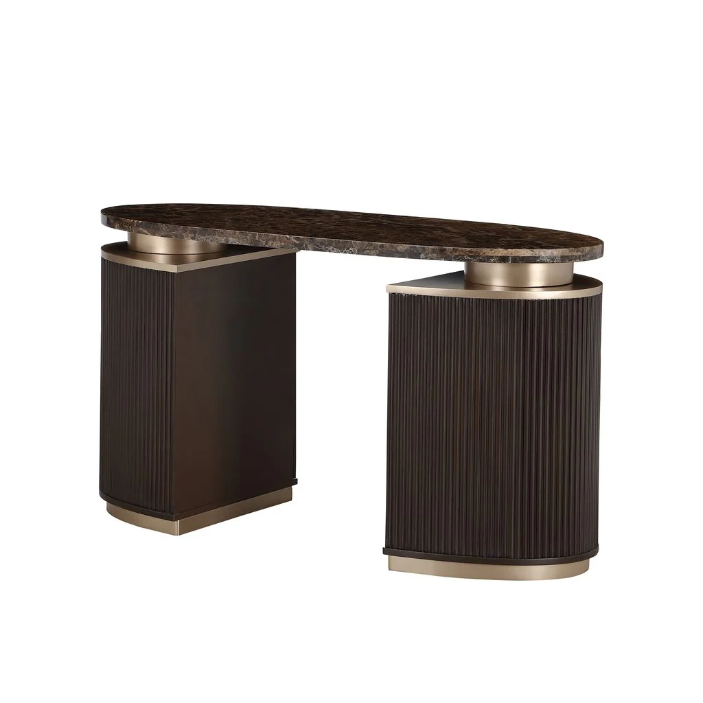 Michael Amini West Kensington Vanity - Medium Espresso - Image 5