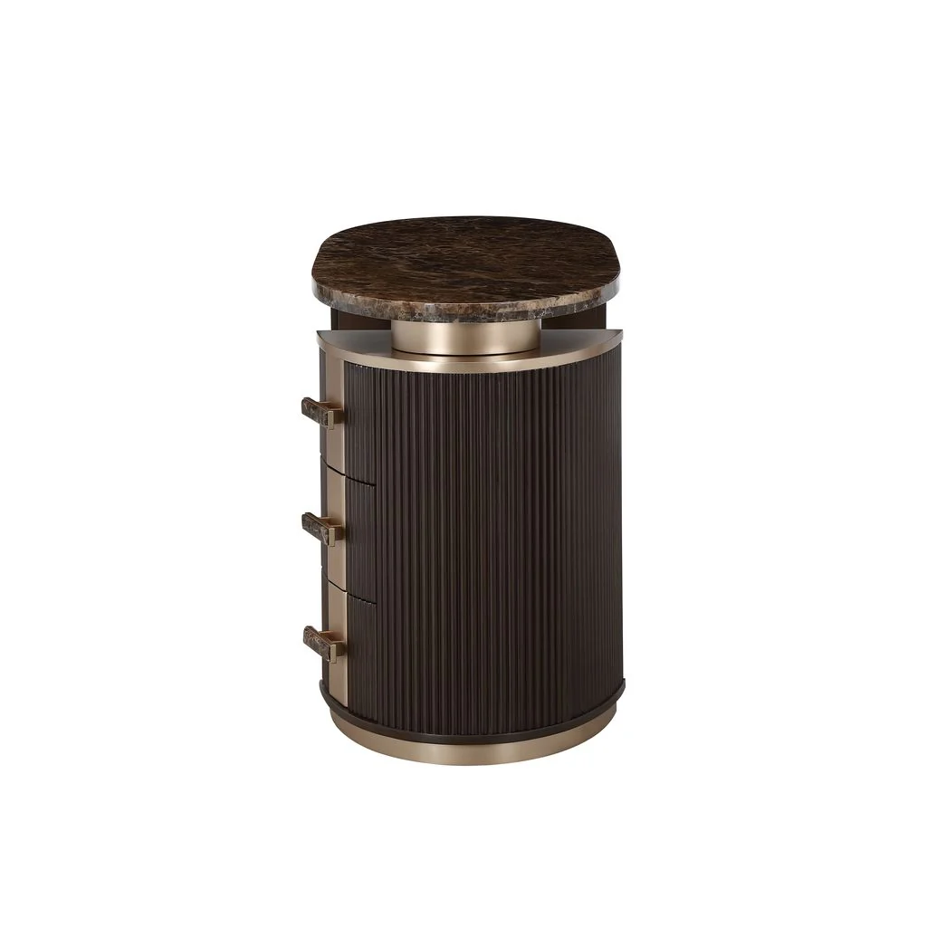 Michael Amini West Kensington Vanity - Medium Espresso - Image 8