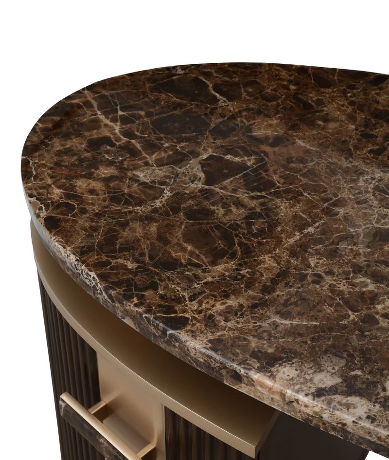 Michael Amini West Kensington Vanity - Medium Espresso - Image 9