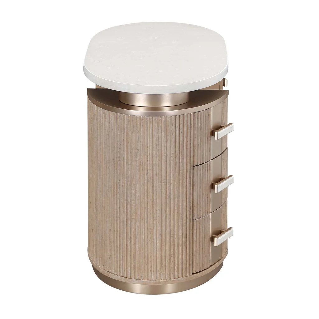 Michael Amini West Kensington Vanity - Sea Salt Caramel - Image 4