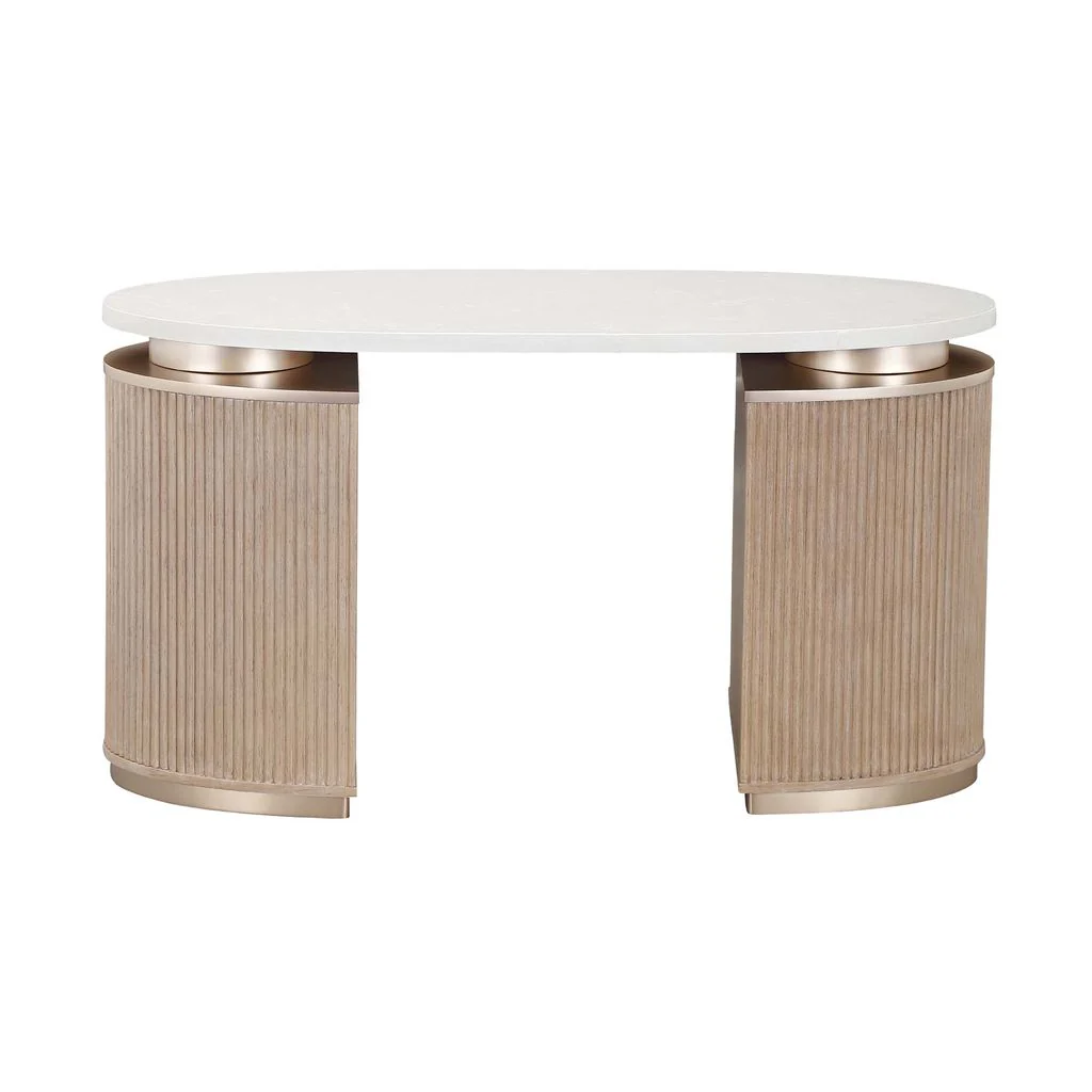 Michael Amini West Kensington Vanity - Sea Salt Caramel - Image 5
