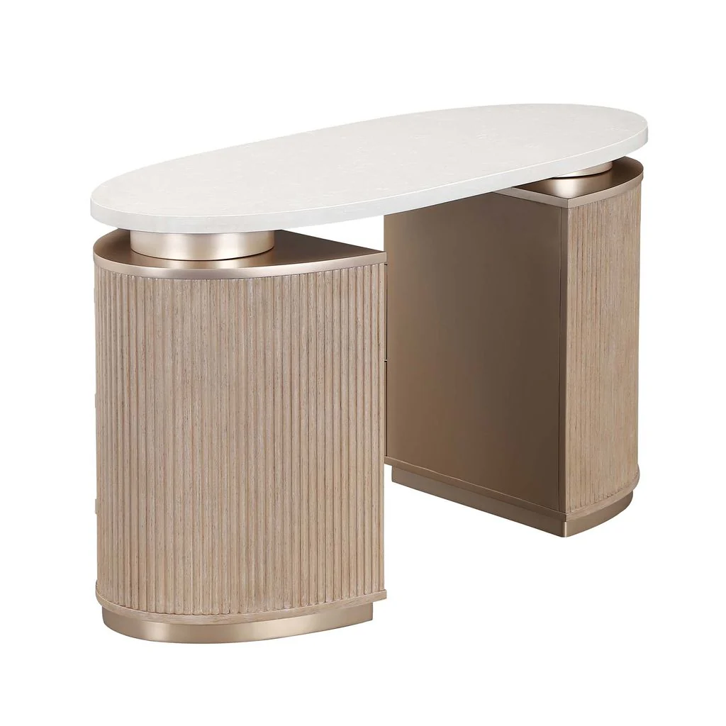 Michael Amini West Kensington Vanity - Sea Salt Caramel - Image 7