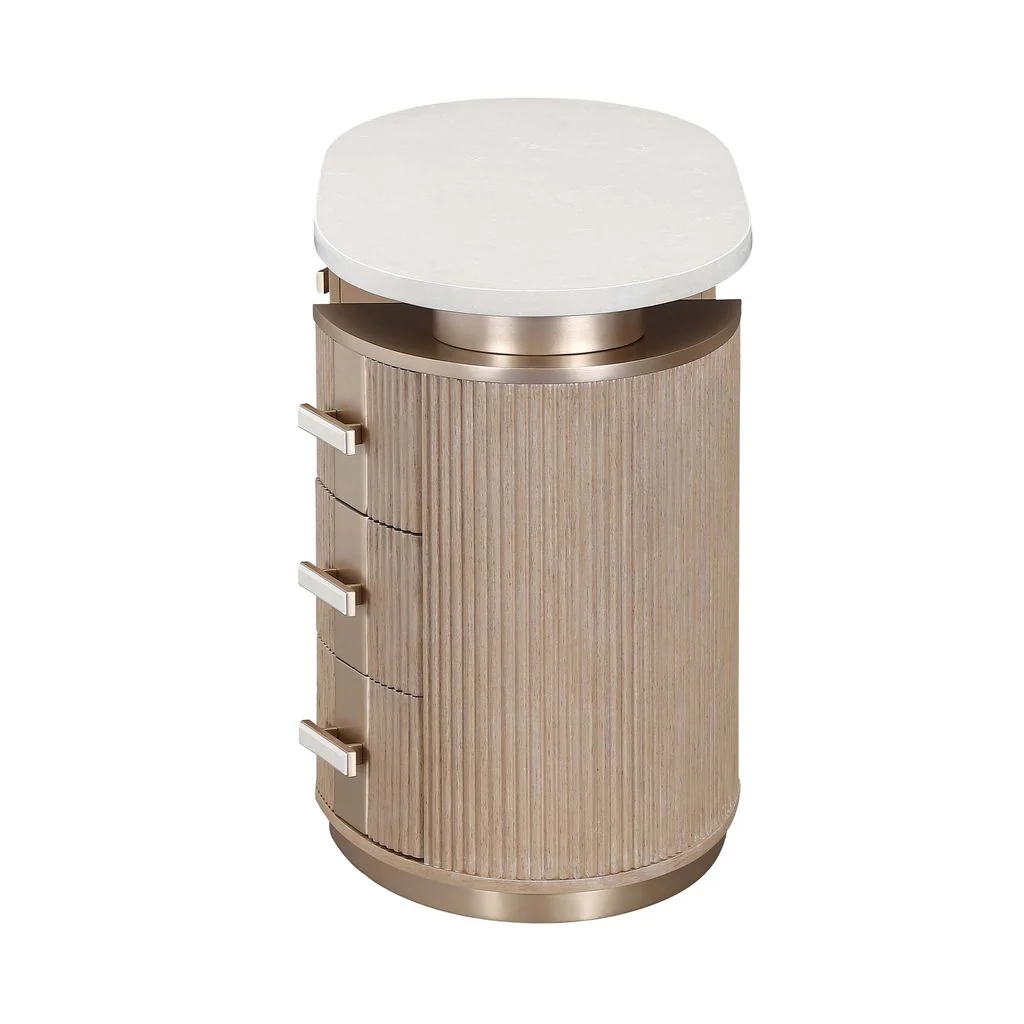 Michael Amini West Kensington Vanity - Sea Salt Caramel - Image 8
