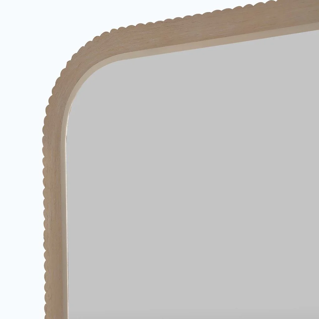 Michael Amini West Kensington Wall Mirror - Sea Salt Caramel - Image 2
