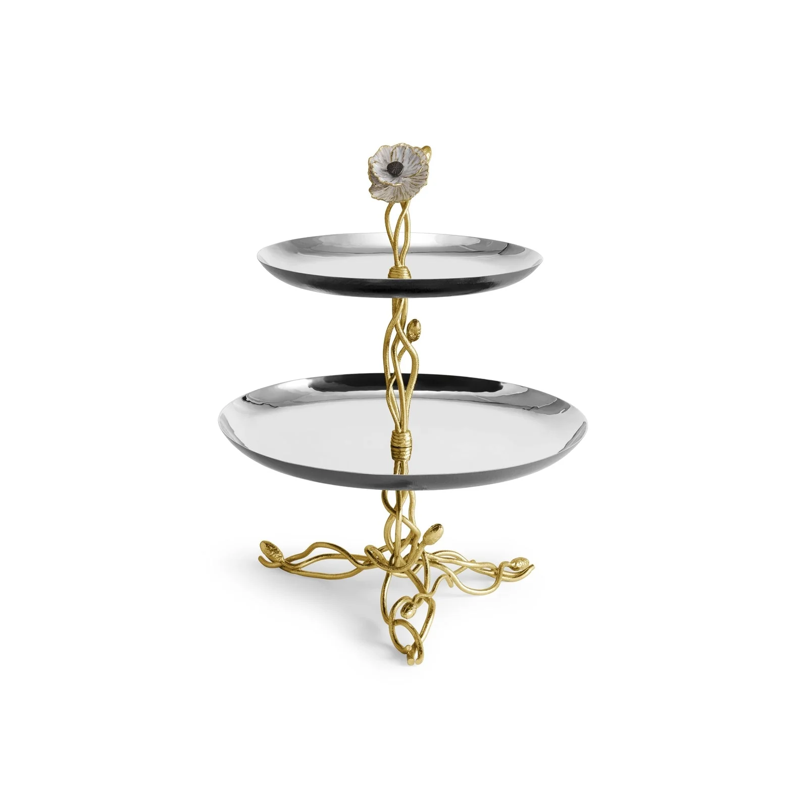 Michael Aram Anemone 2-Tier Etagere - Image 2