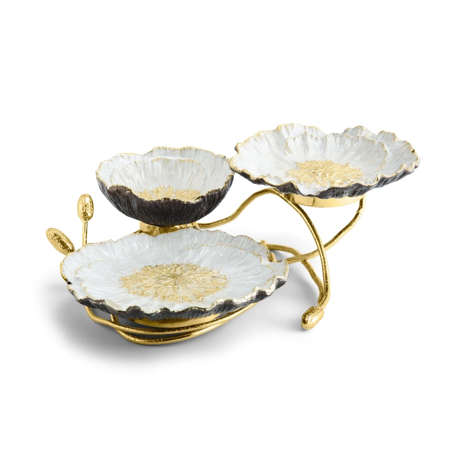 Michael Aram Anemone 3-Tier Dish - Image 3