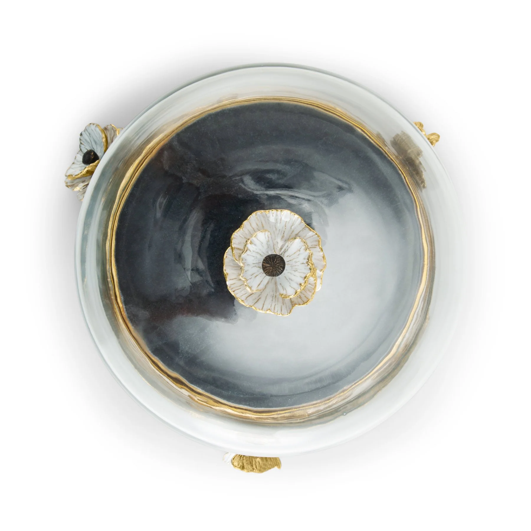 Michael Aram Anemone Cake Stand W/ Dome - Image 2