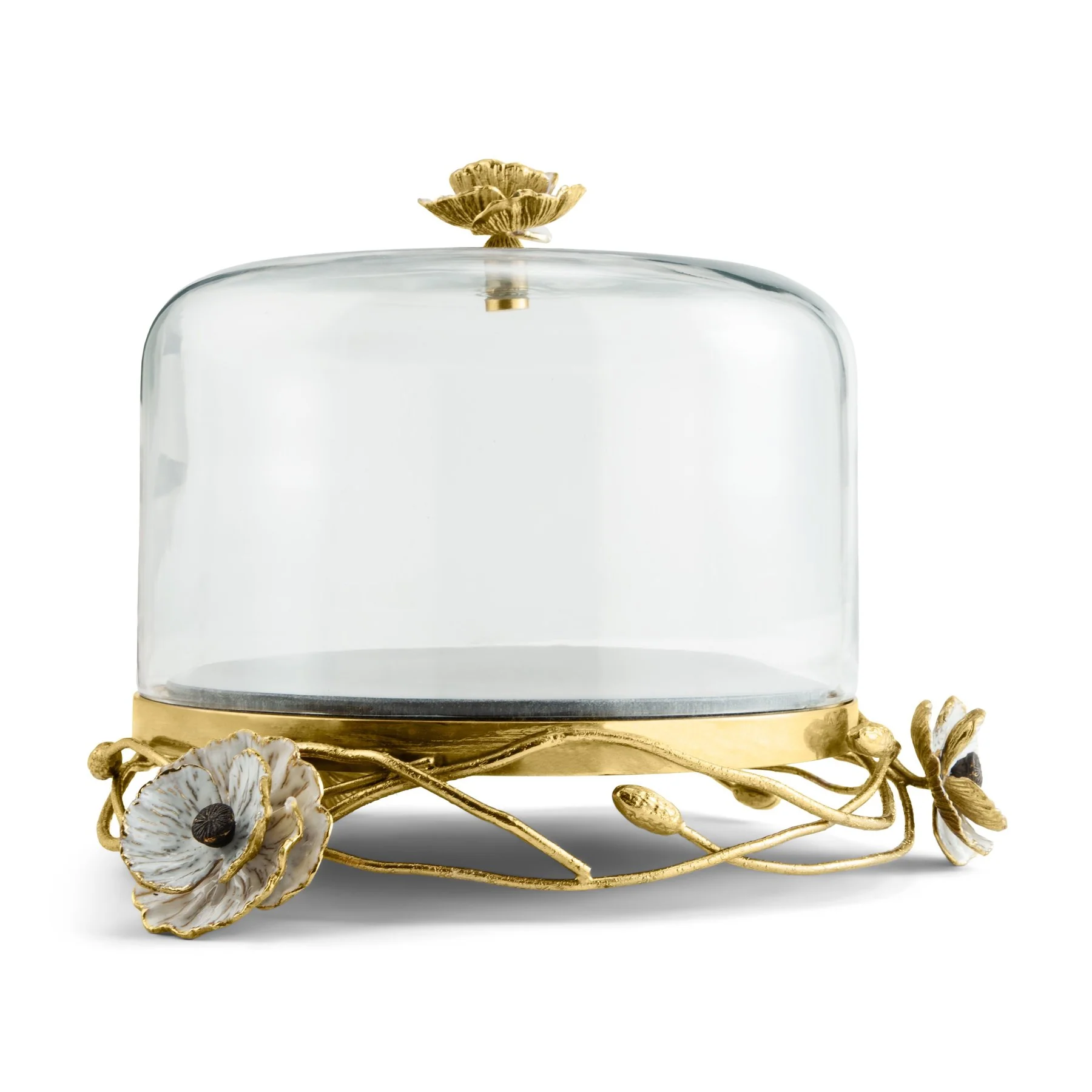 Michael Aram Anemone Cake Stand W/ Dome - Image 3