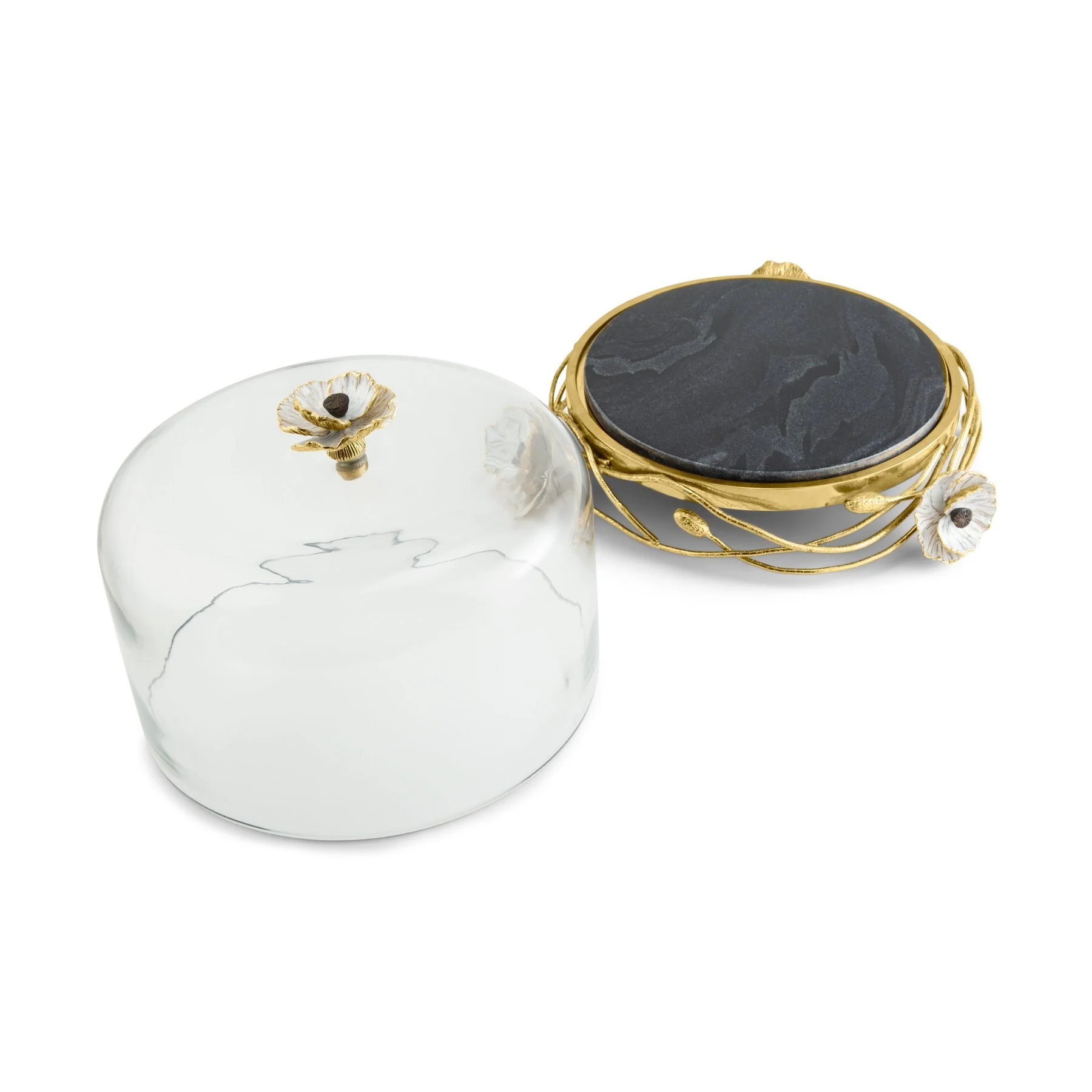 Michael Aram Anemone Cake Stand W/ Dome - Image 5