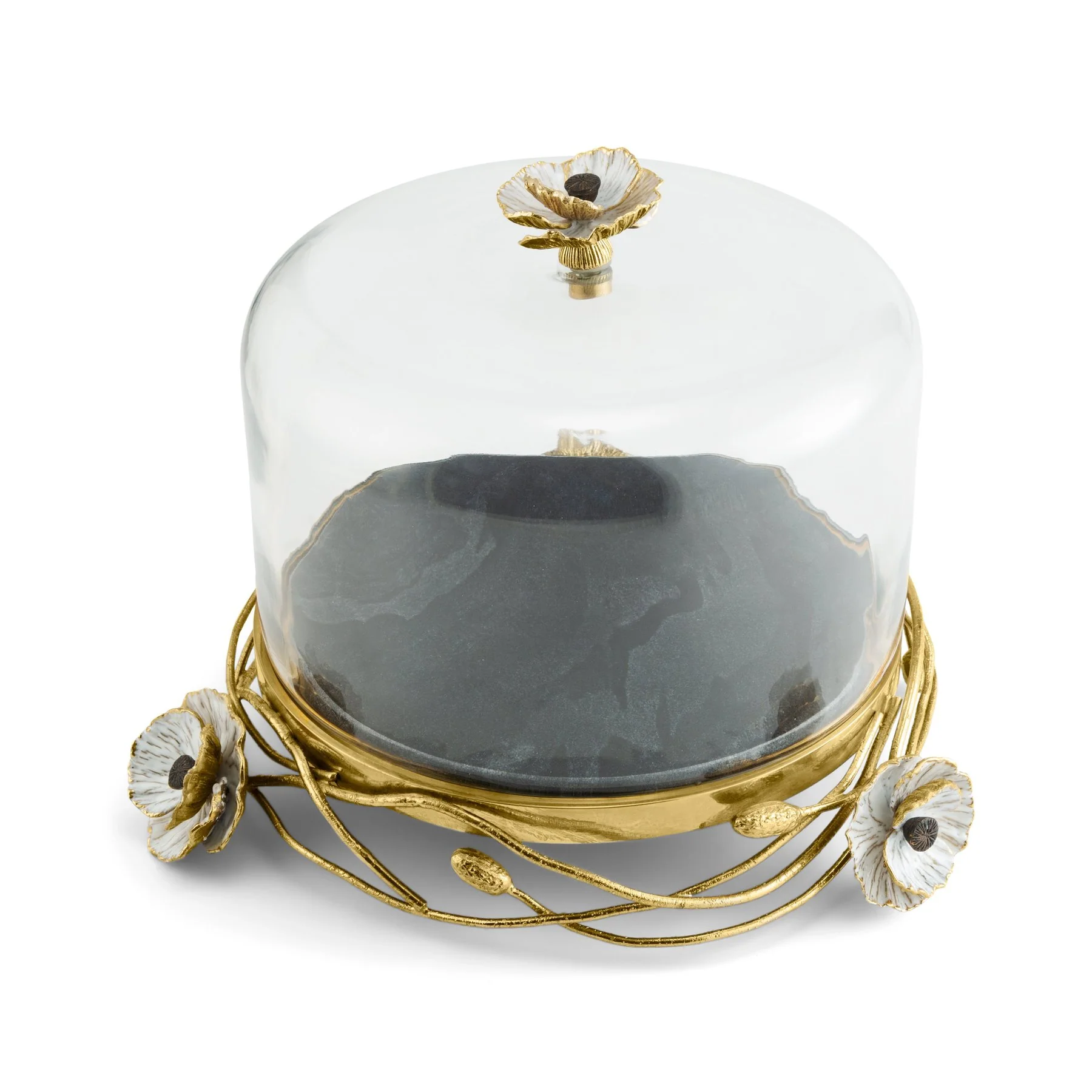 Michael Aram Anemone Cake Stand W/ Dome - Image 6