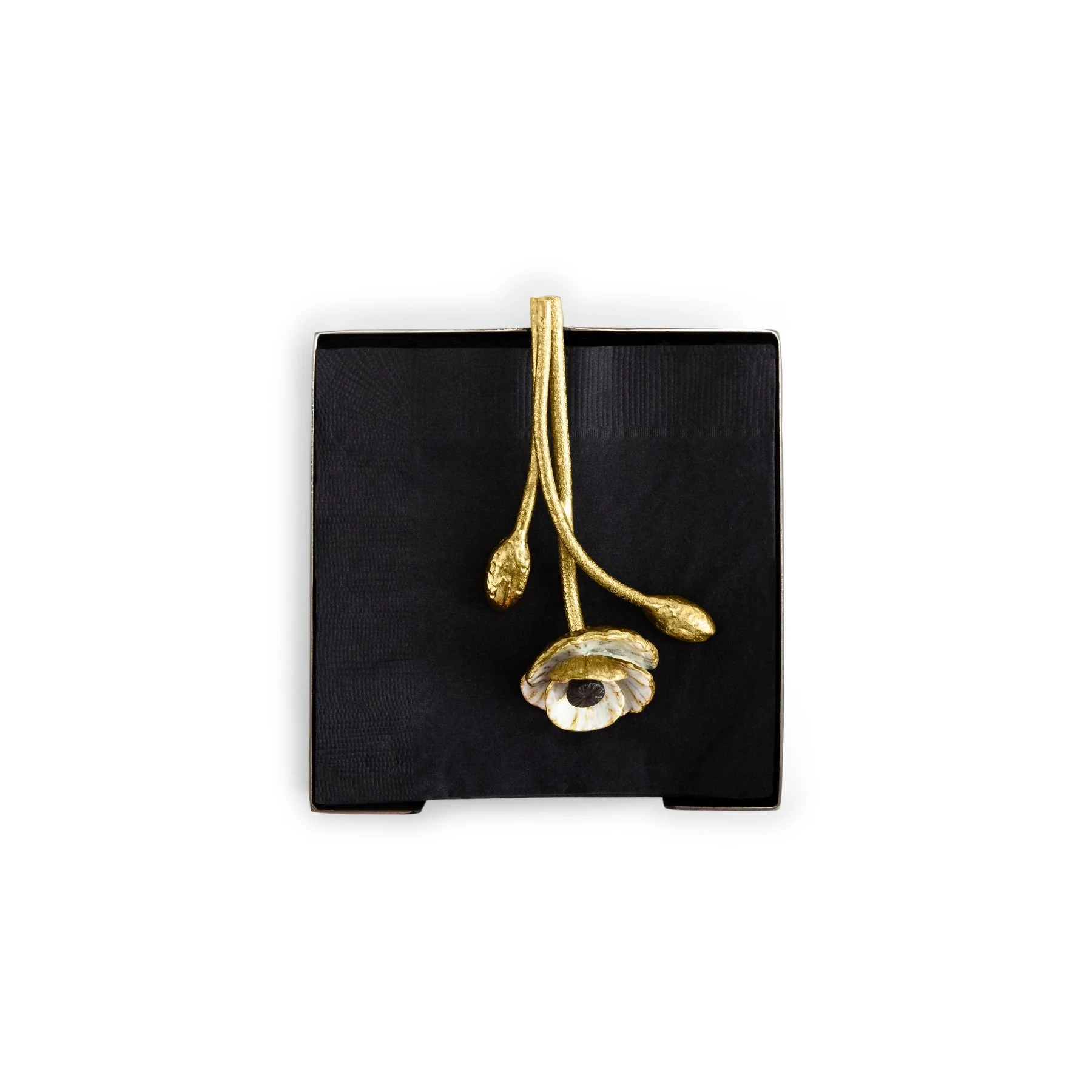 Michael Aram Anemone Cocktail Napkin Holder - Image 5