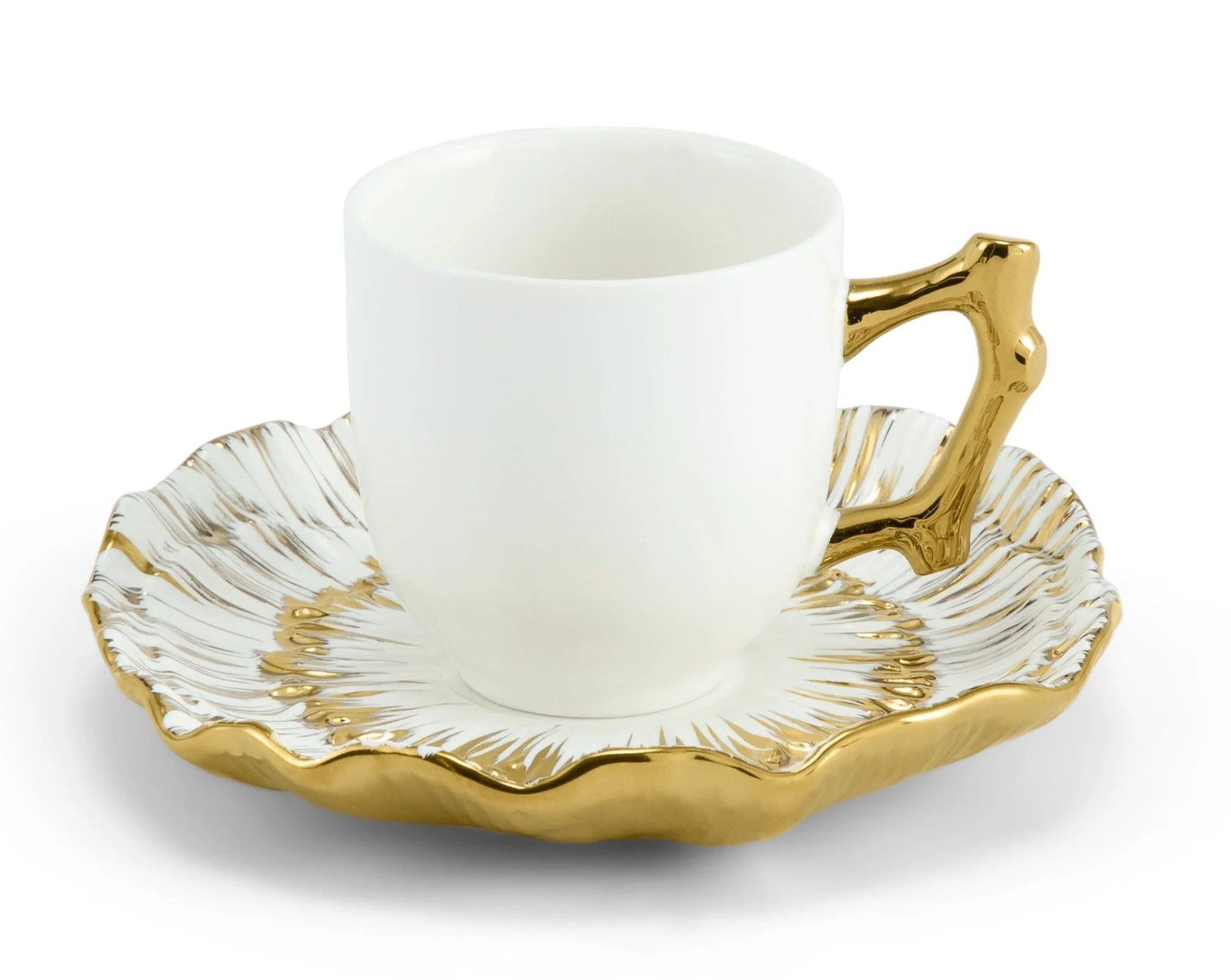 Michael Aram Anemone Demitasse - Set of 4 - Image 5