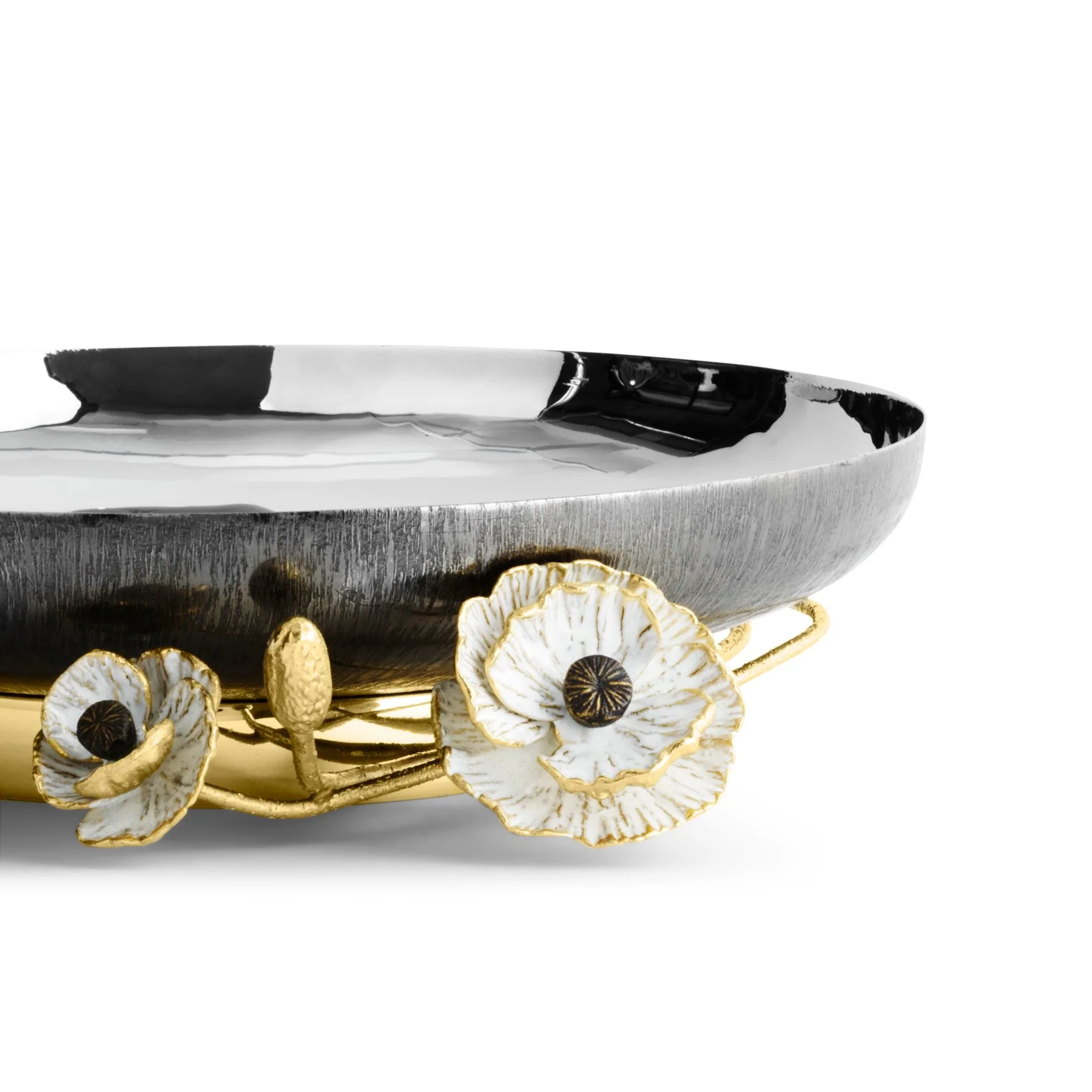 Michael Aram Anemone Medium Footed Platter - Image 2