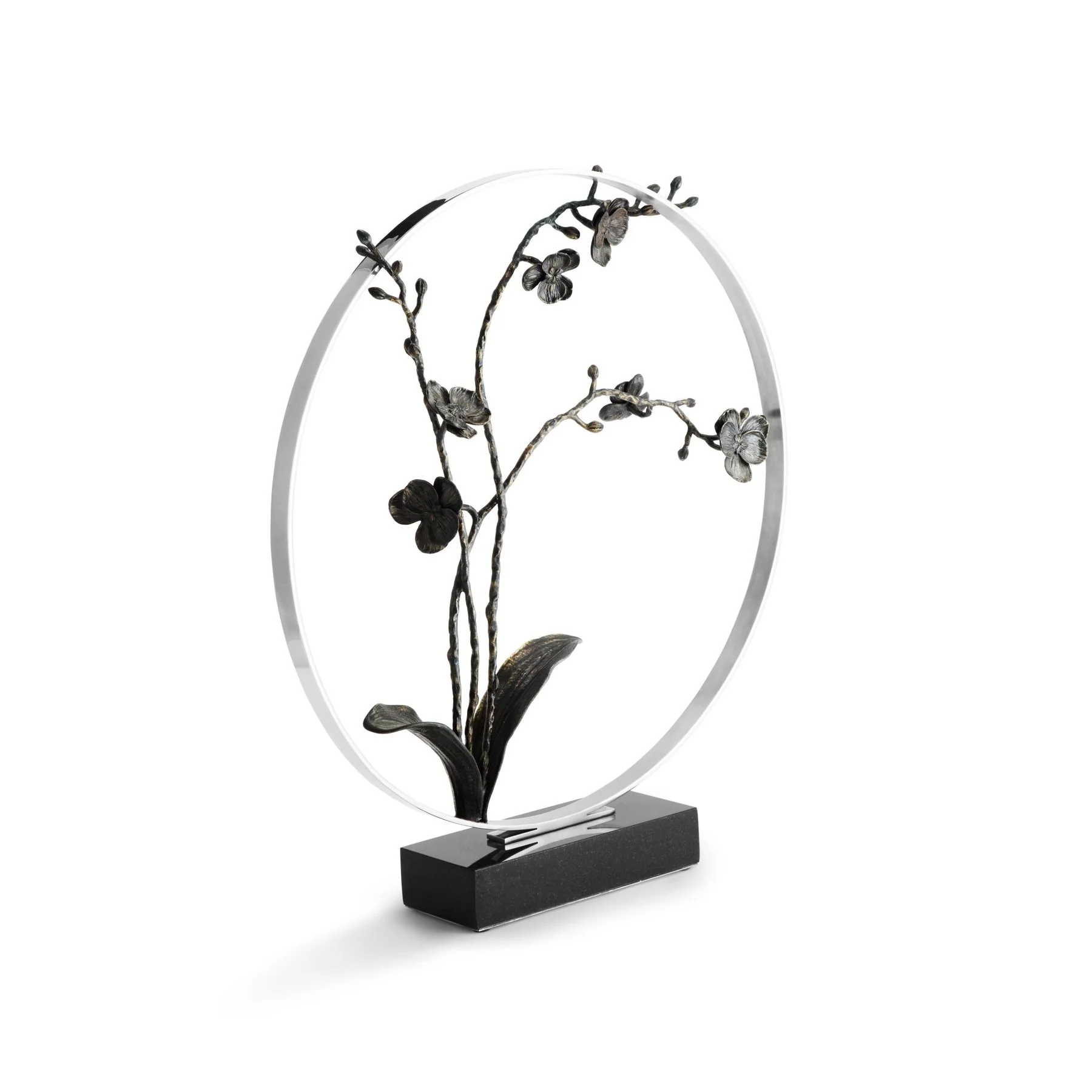 Michael Aram Black Orchid 22" Moon Gate Sculpture - Image 6