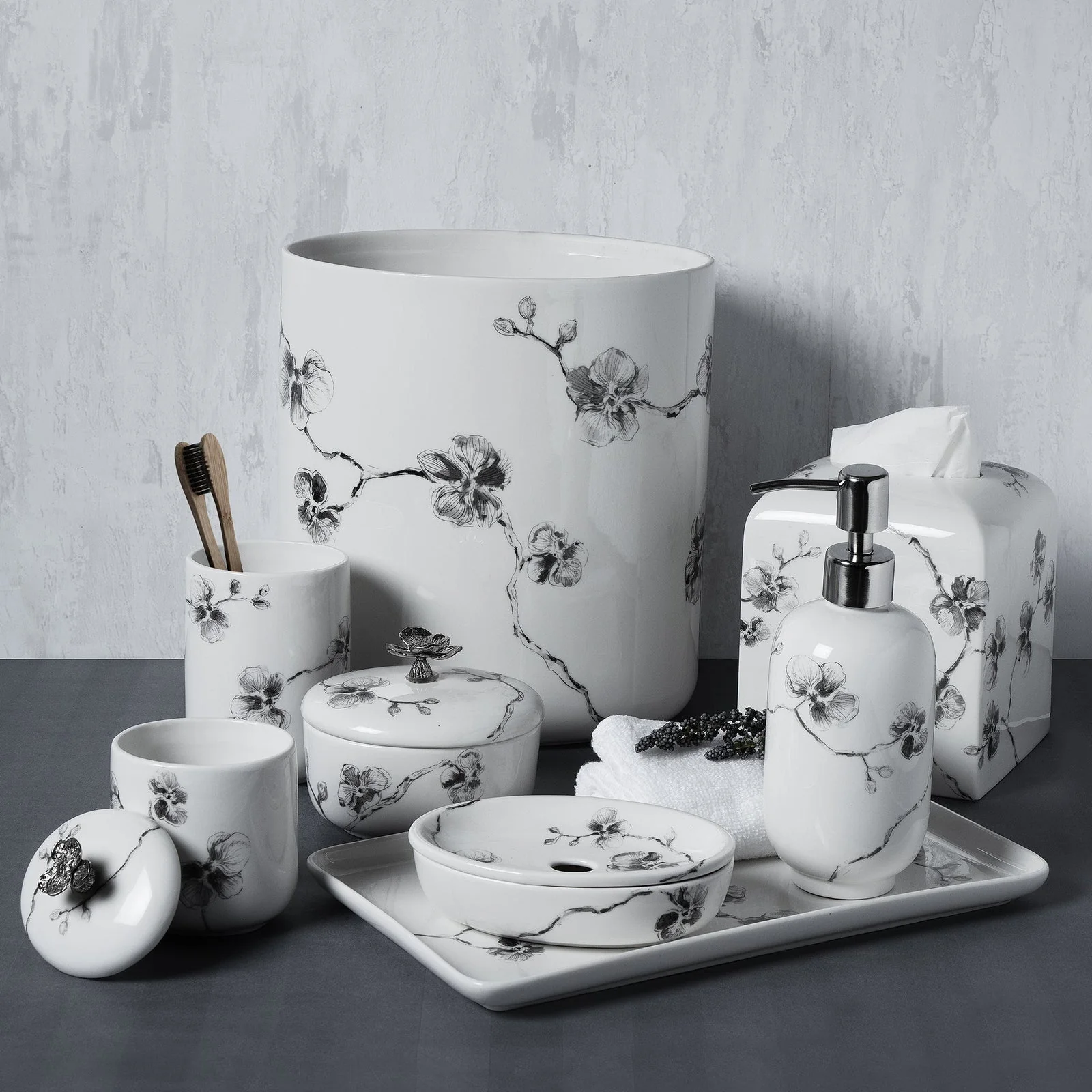 Michael Aram Black Orchid Container - Image 2