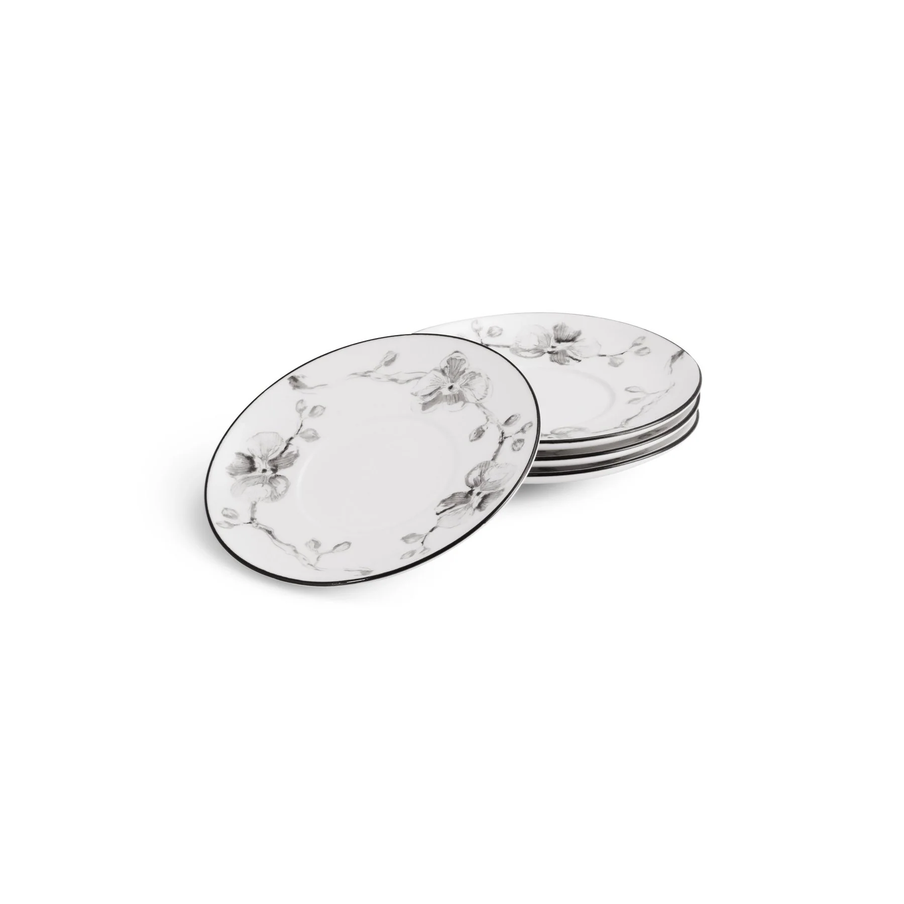 Michael Aram Black Orchid Demitasse Set of 4 - Image 2
