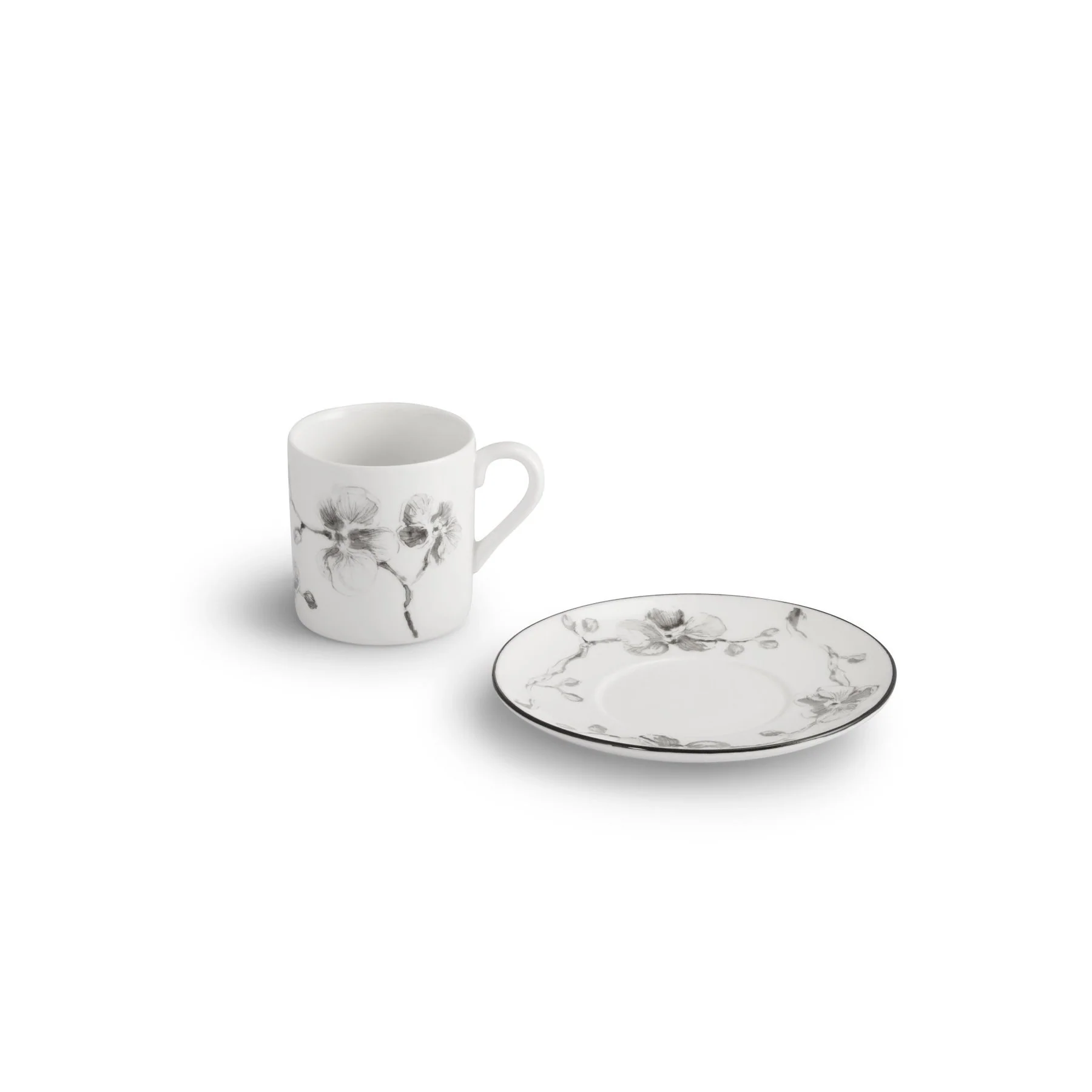 Michael Aram Black Orchid Demitasse Set of 4 - Image 3
