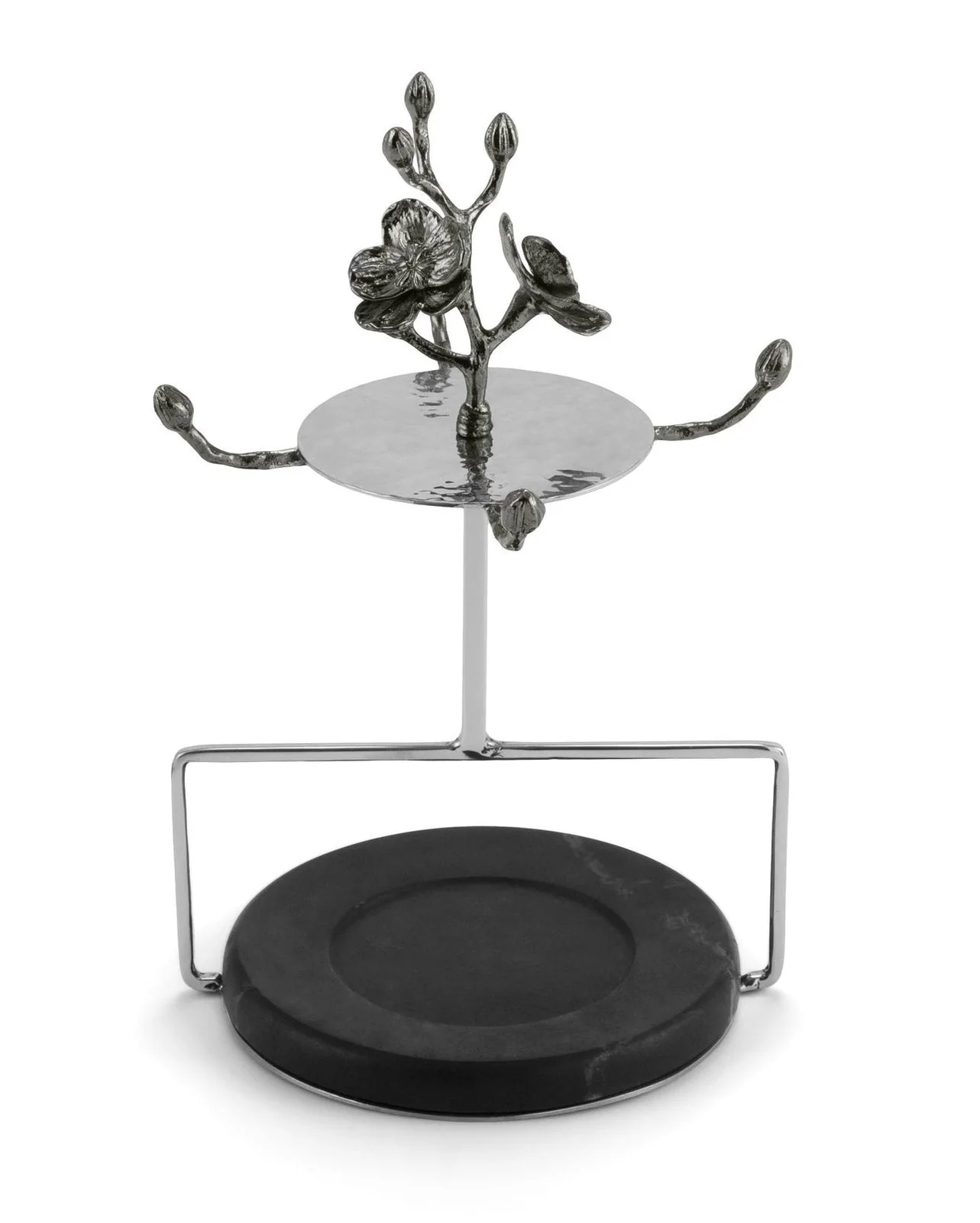 Michael Aram Black Orchid Demitasse Set with Stand - Image 4