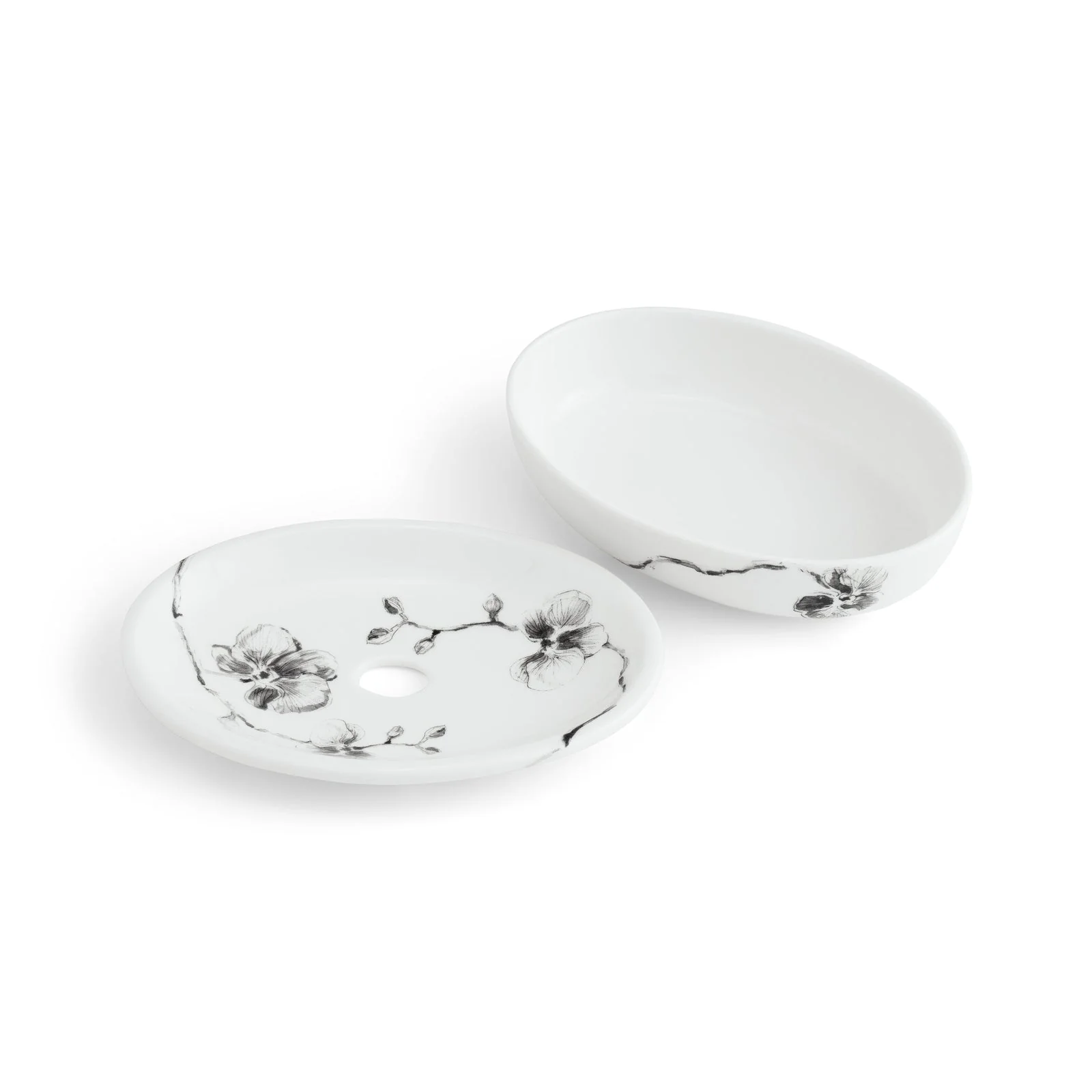 Michael Aram Black Orchid Soap Dish - Image 3