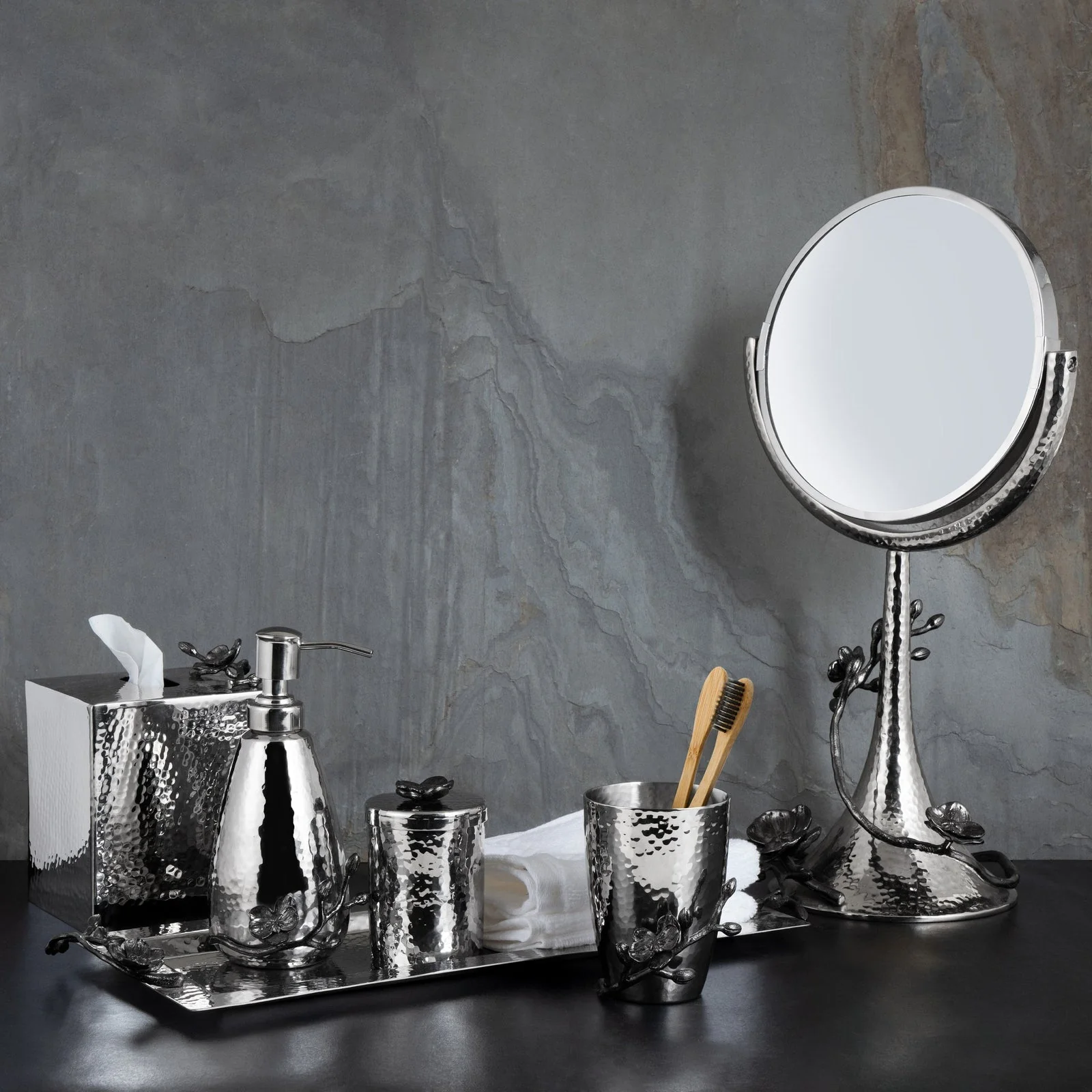 Michael Aram Black Orchid Toothbrush Holder - Image 4