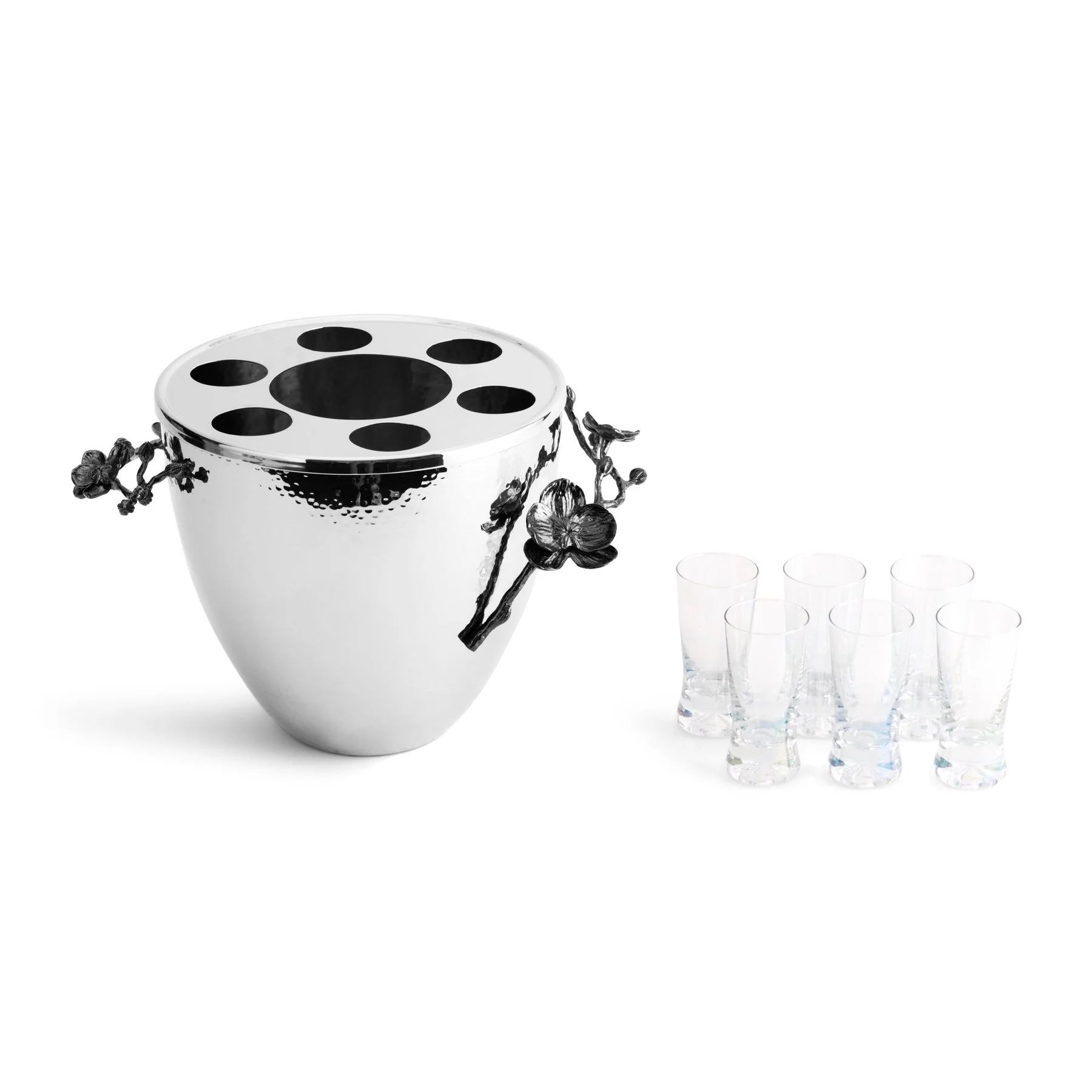 Michael Aram Black Orchid Vodka Service - Image 2