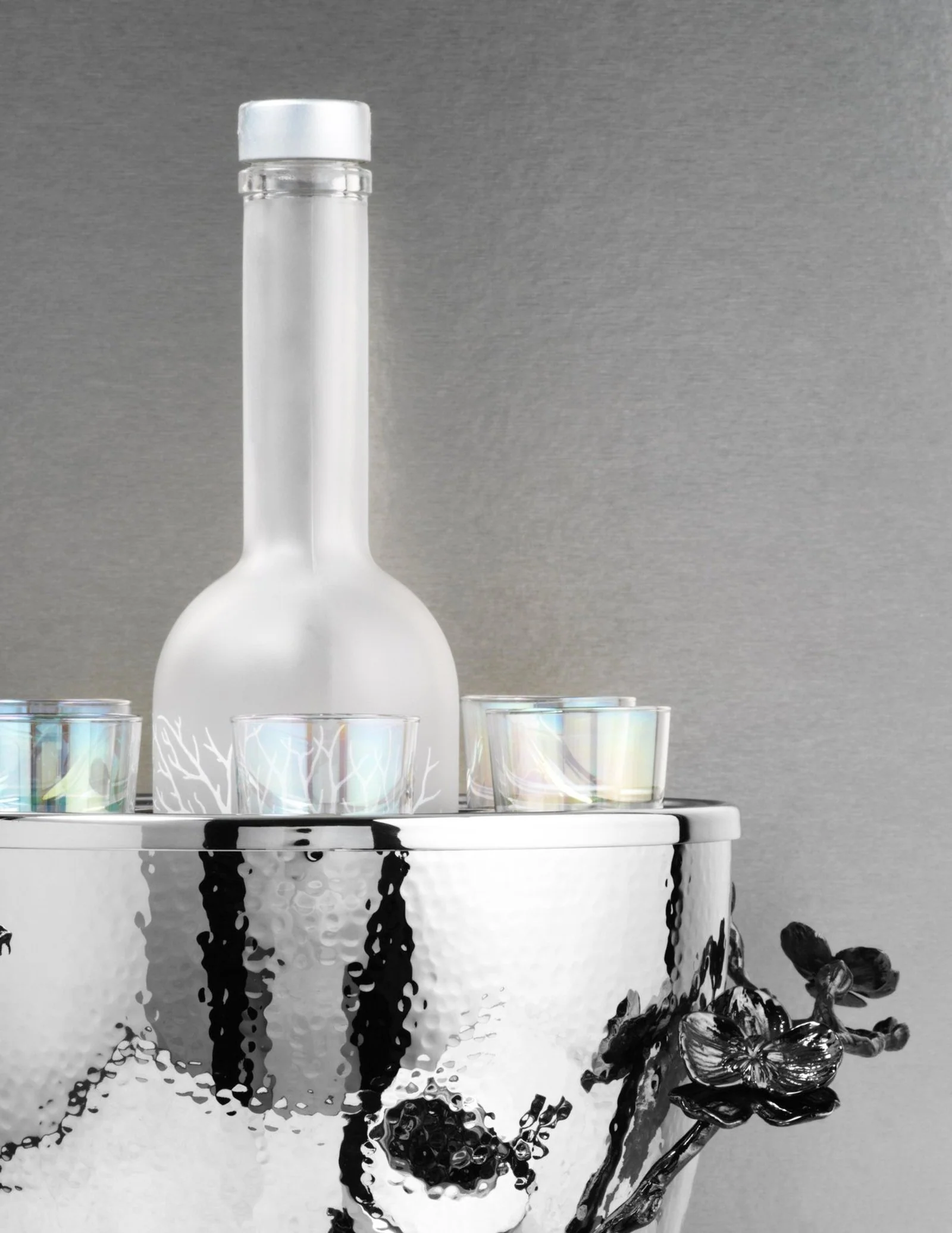 Michael Aram Black Orchid Vodka Service - Image 7