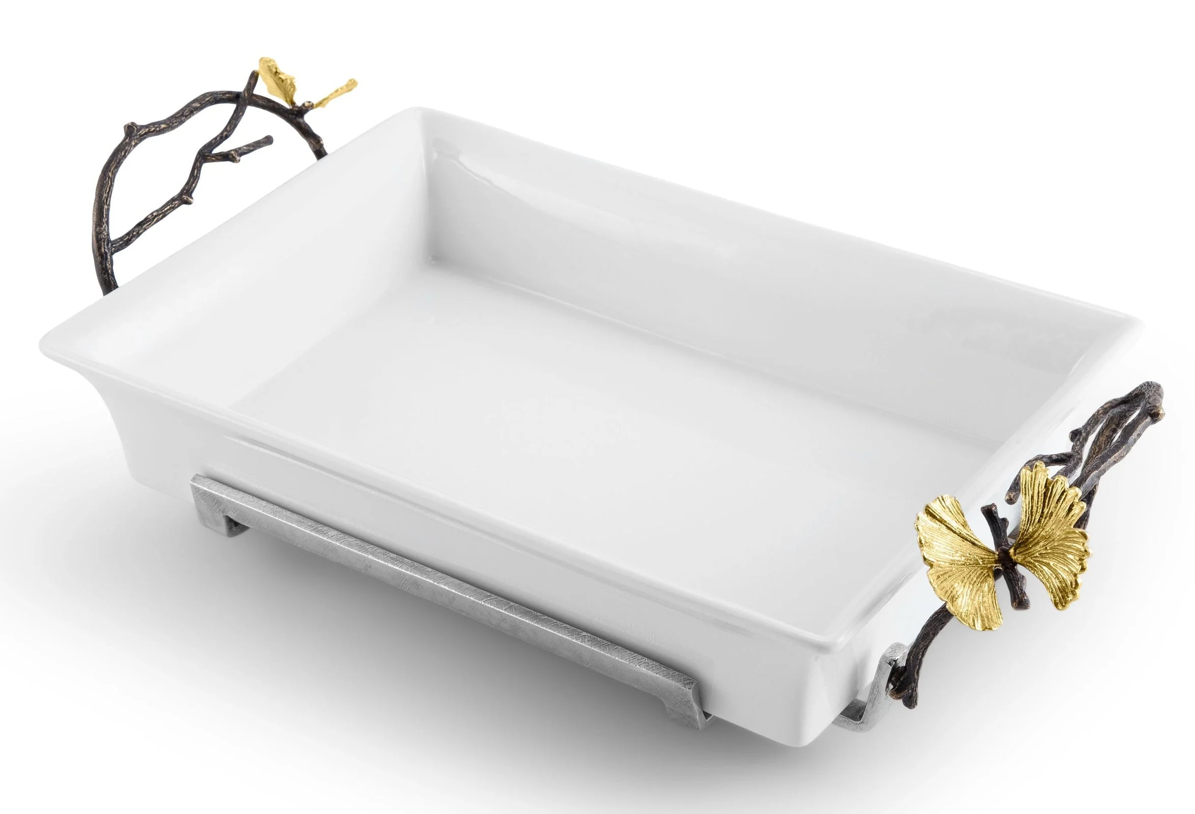 Michael Aram Butterfly Ginkgo 2-Quart Casserole - Image 4