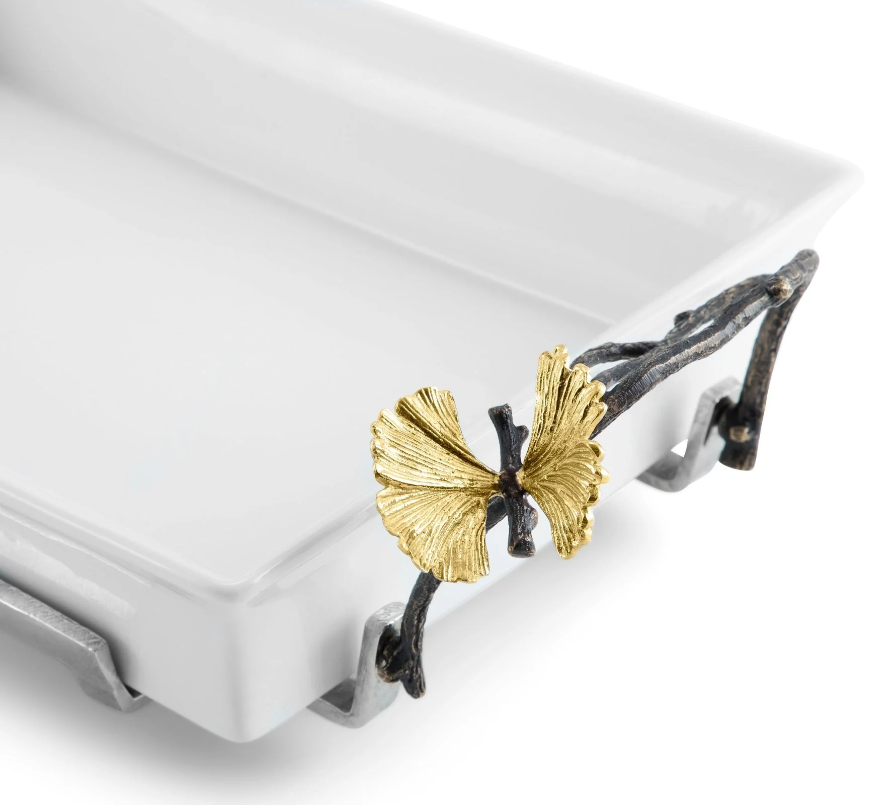 Michael Aram Butterfly Ginkgo 2-Quart Casserole - Image 5