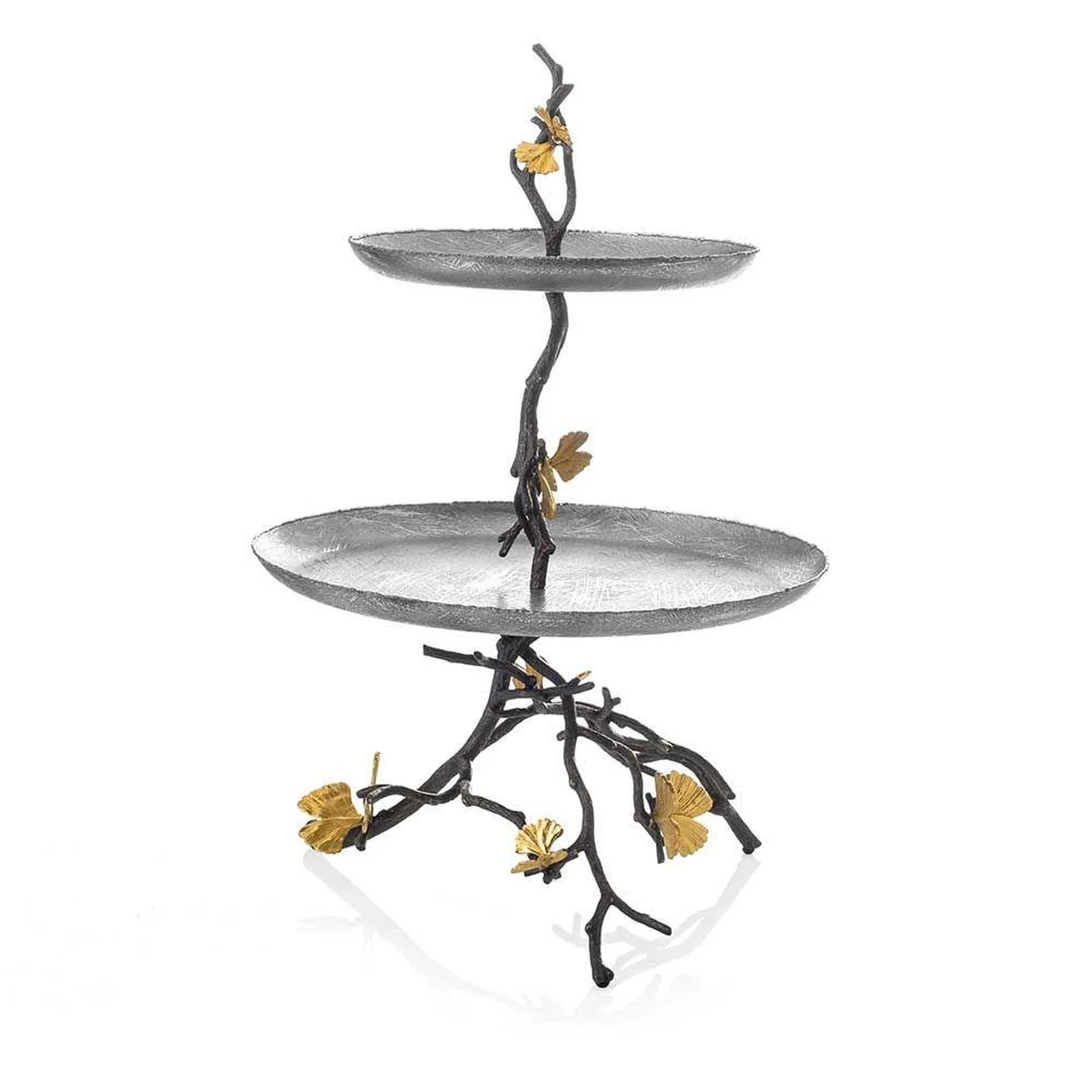 Michael Aram Butterfly Ginkgo 2 Tier Etagere - Image 2