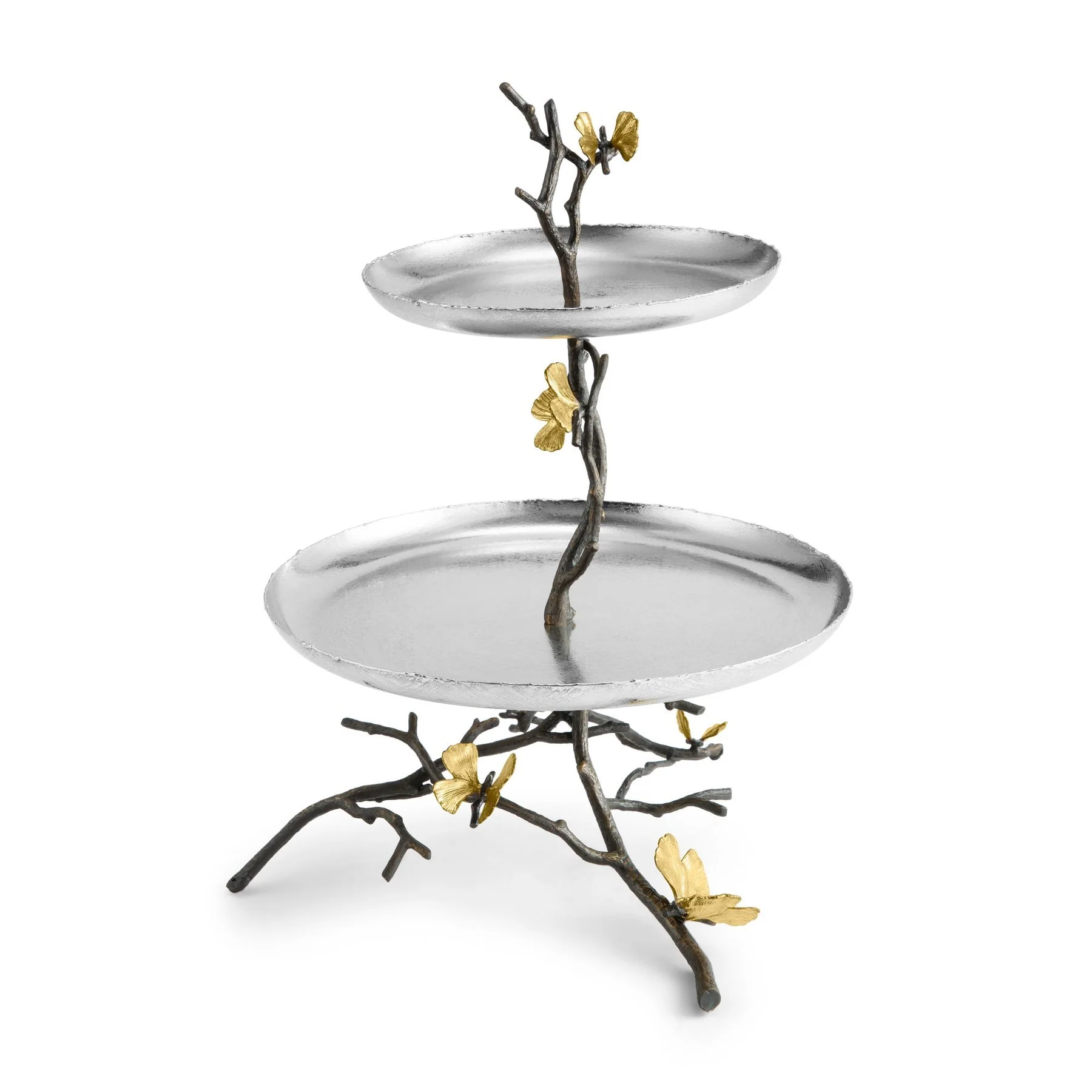 Michael Aram Butterfly Ginkgo 2 Tier Etagere - Image 5