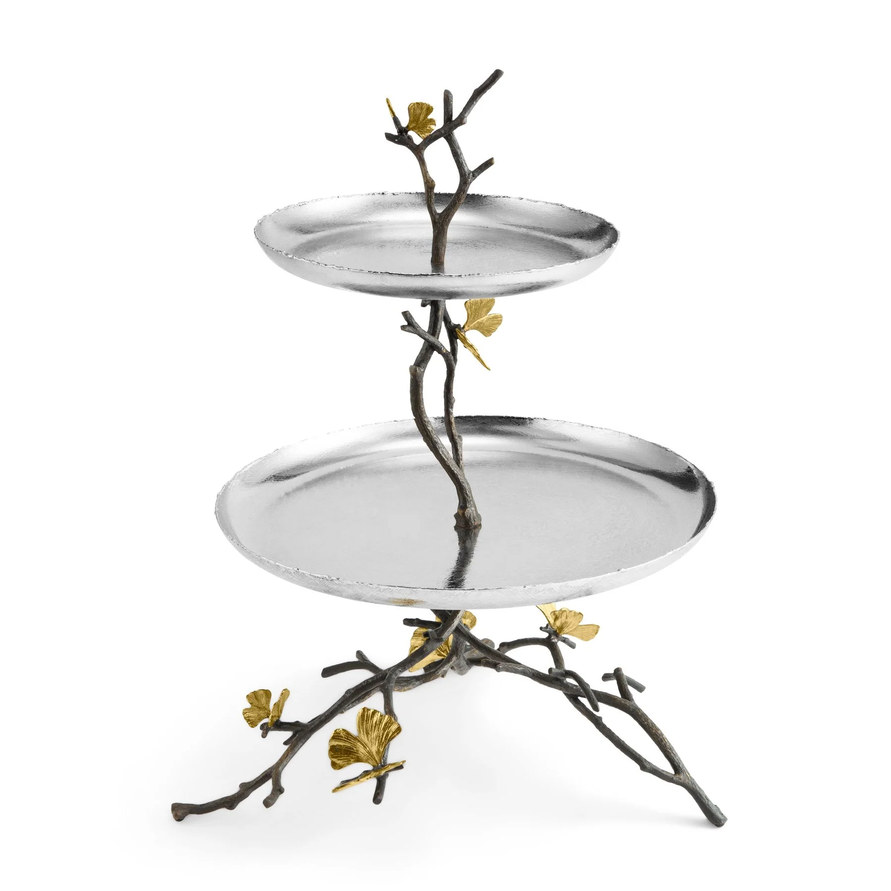 Michael Aram Butterfly Ginkgo 2 Tier Etagere - Image 7