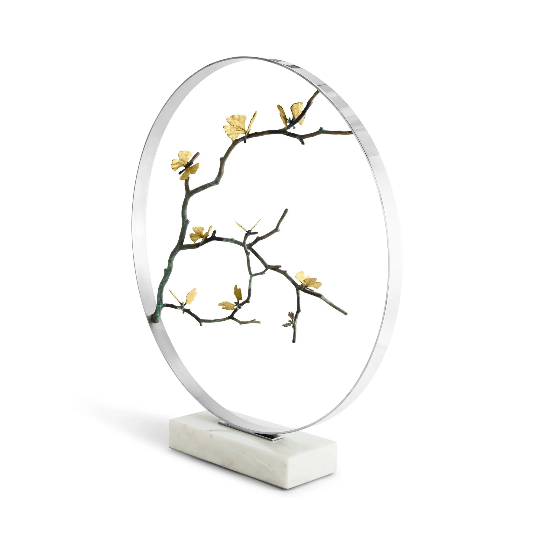 Michael Aram Butterfly Ginkgo 32" Moon Gate Sculpture - Image 5